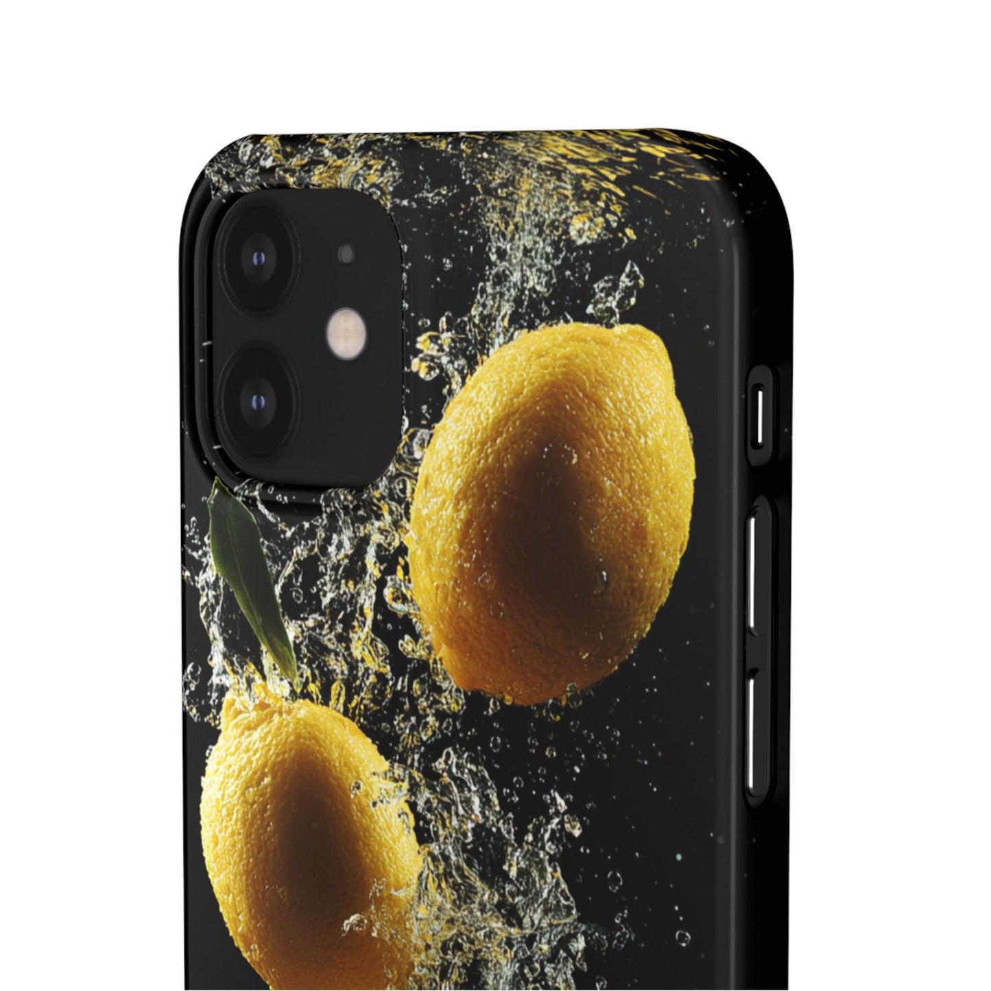 Lemon Splash Phone Case - Vibrant Snap Case, Fruit Lover Gift, Summer Vibes, Kitchen Decor, Unique Phone Accessories