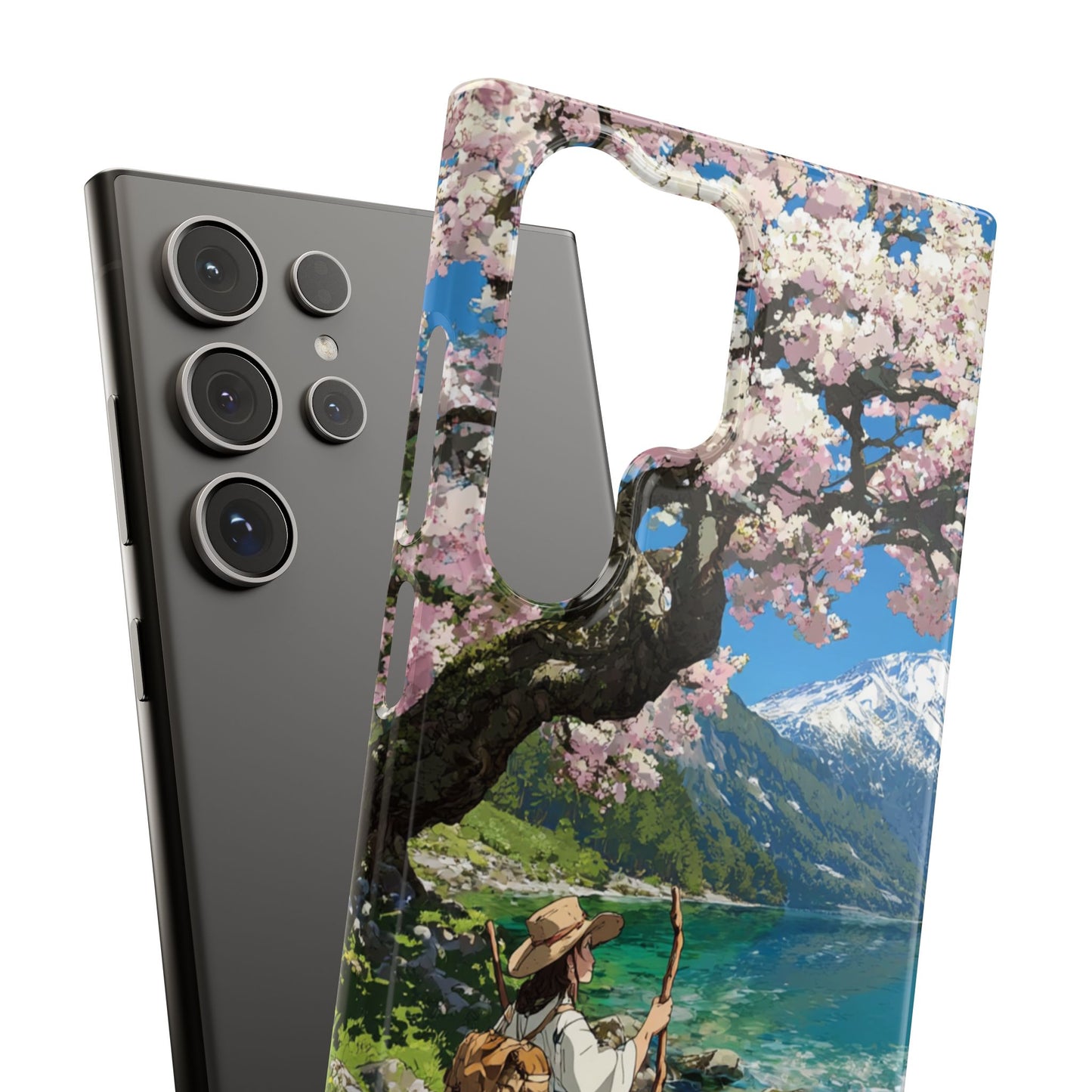 Nature-Inspired Snap Cases for Phone Protection, Floral Phone Covers, Cherry Blossom Aesthetic, Gifts for Nature Lovers, Spring Accessories