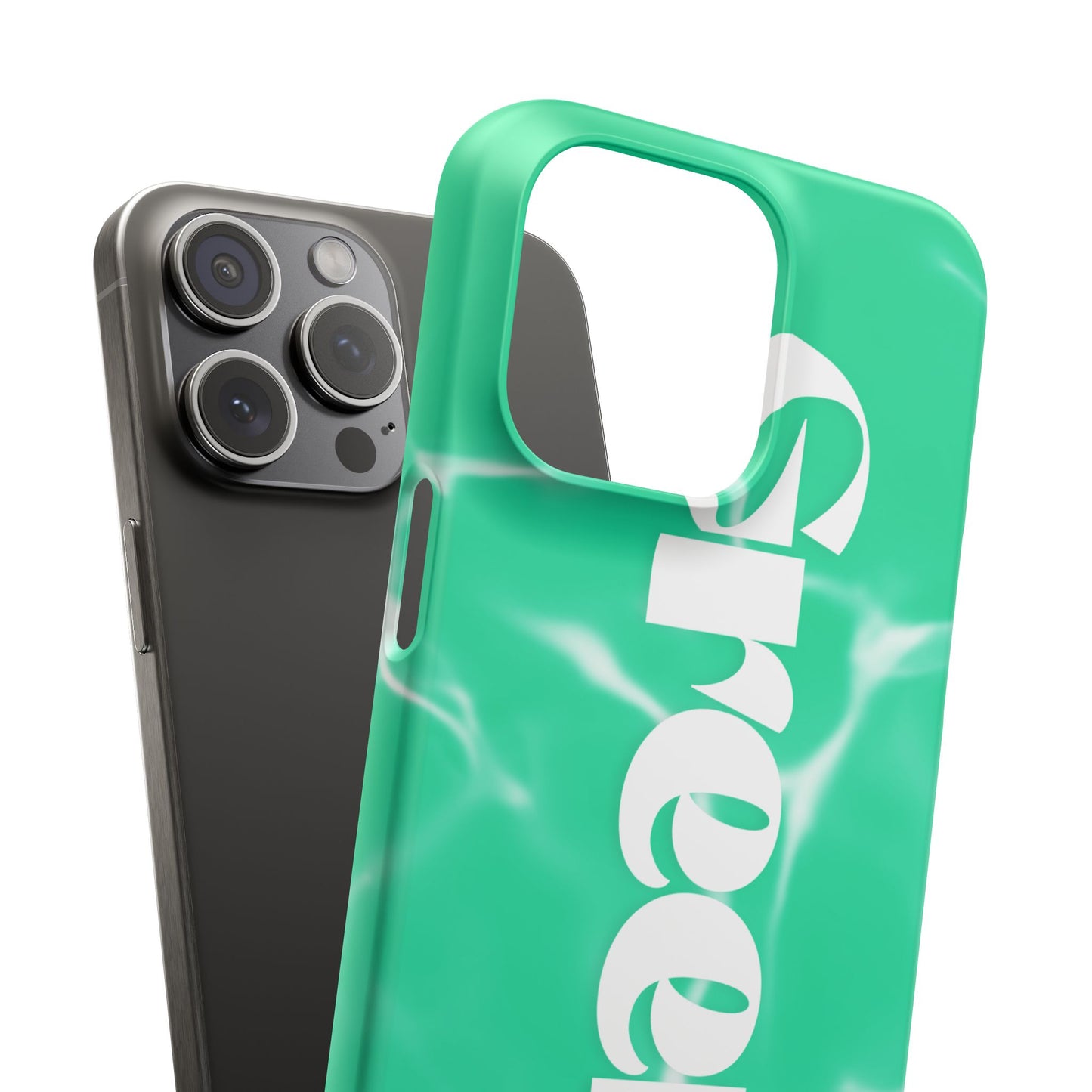 Aqua Pool Vibe Snap Case, Tropical Phone Cover, Summer Accessory, Trendy Gift for Friends, Beach Lover's Essential