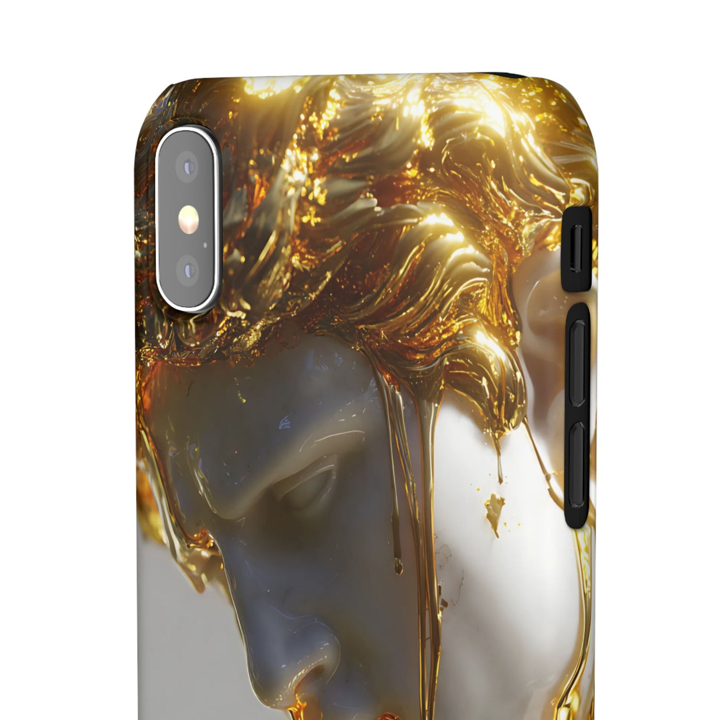 Gold Goddess Art Snap Case, Artistic Phone Cover, Unique Phone Accessory, Gift for Art Lovers, Stylish Protection
