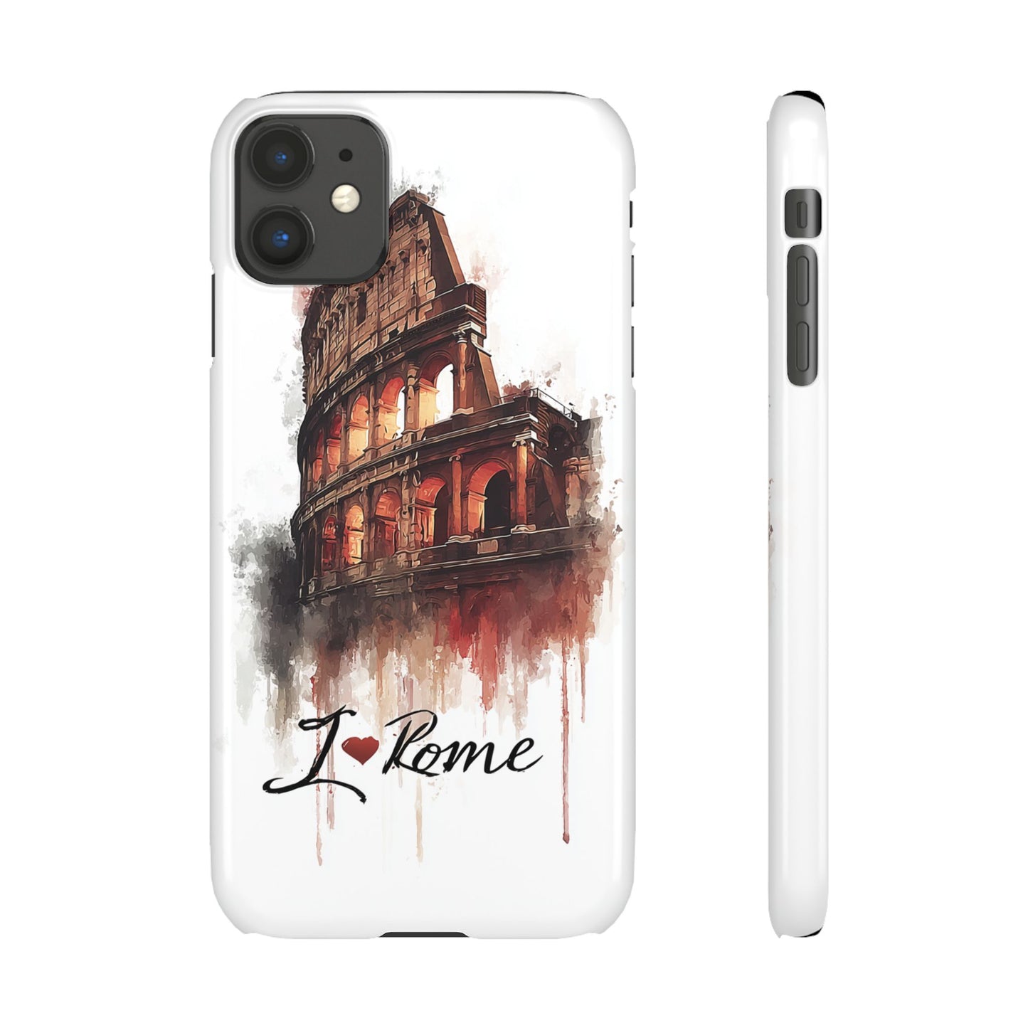 I Love Rome Snap Cases, Urban Phone Covers, Travel Accessories, Gift for Travelers, City Love Merch