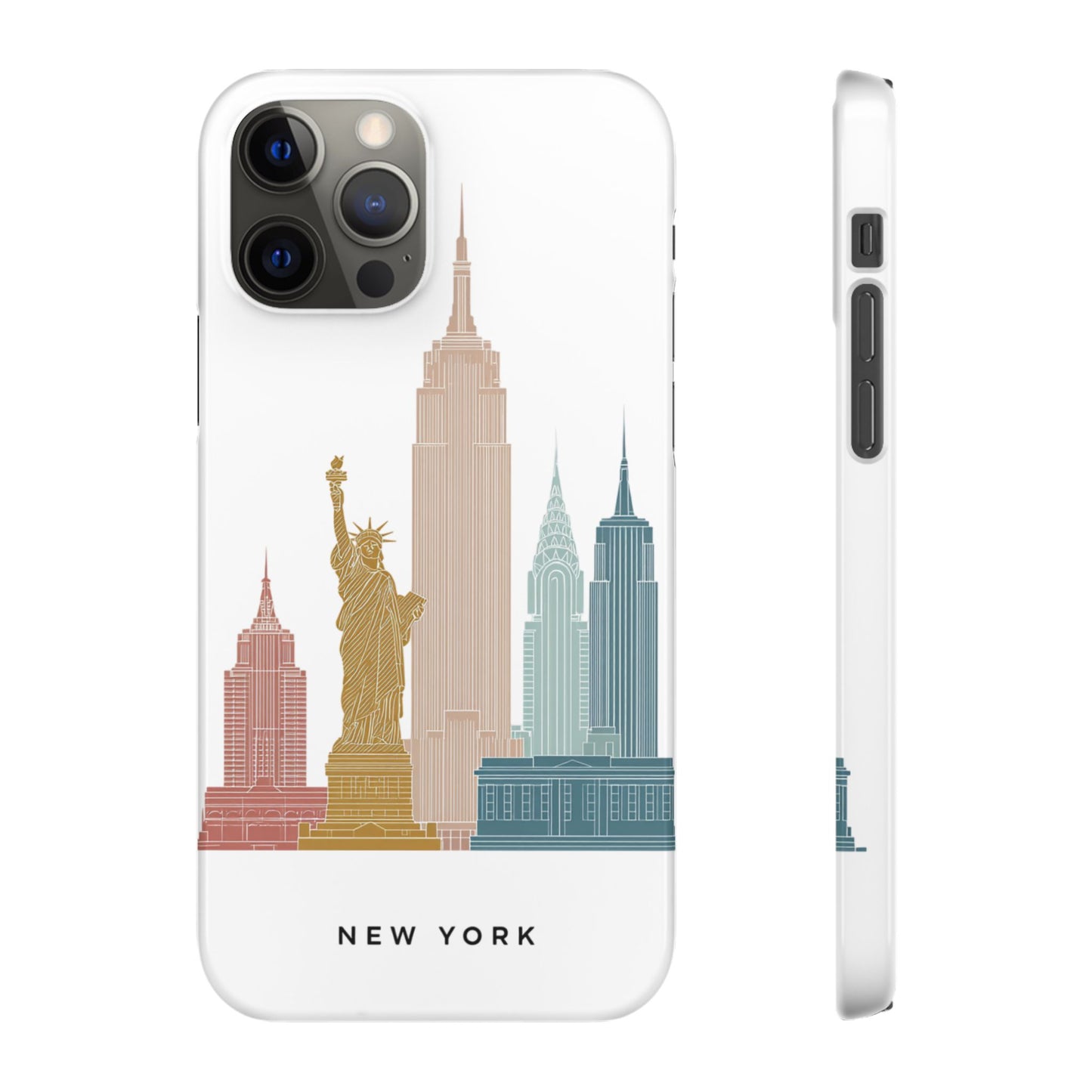 Stylish New York Snap Case, Urban Phone Cover, Cityscape Phone Case, Gift for Travelers, Trendy Protective Case