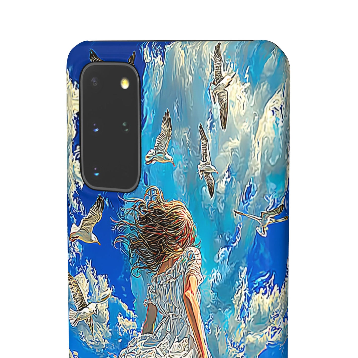 Dreamy Seaside Snap Case, Ocean Waves Phone Cover, Summer Vibe Gift, Cute Aesthetic Accessory, Beach Lover Case