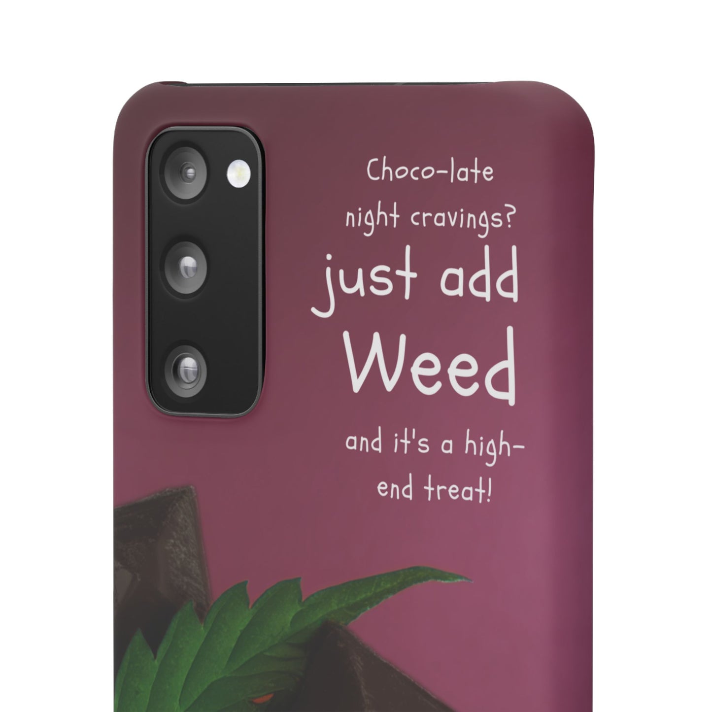 High-End Treat Snap Cases for Weed Enthusiasts Iphone and Samsung Phone Cover
