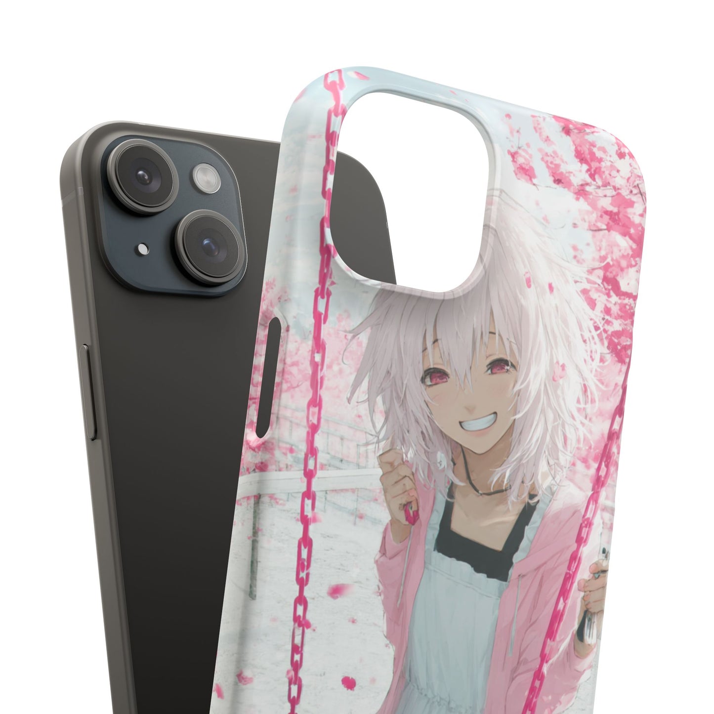 Anime Character Snap Cases for Phone, Cute Aesthetic Phone Cover, Gifts for Otaku, Floral Design, Unique Phone Cases