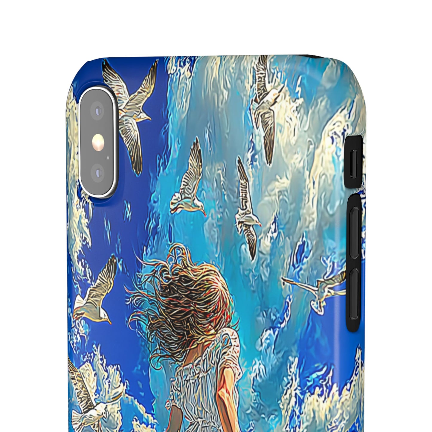 Dreamy Seaside Snap Case, Ocean Waves Phone Cover, Summer Vibe Gift, Cute Aesthetic Accessory, Beach Lover Case