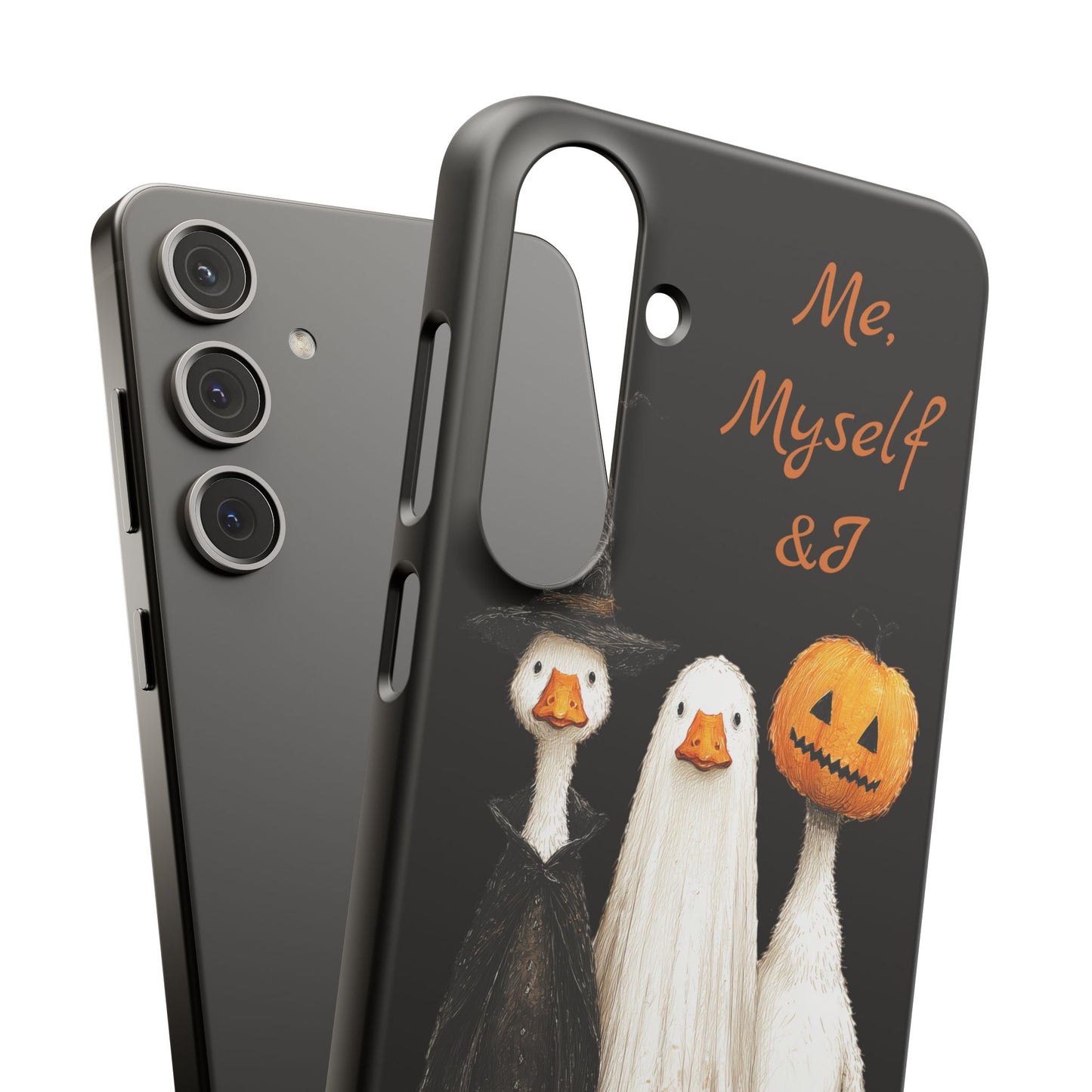 Halloween Goose Snap Case, Funny Goose Phone Case, Fall Accessories, Cute Halloween Gift, Me Myself & I Design