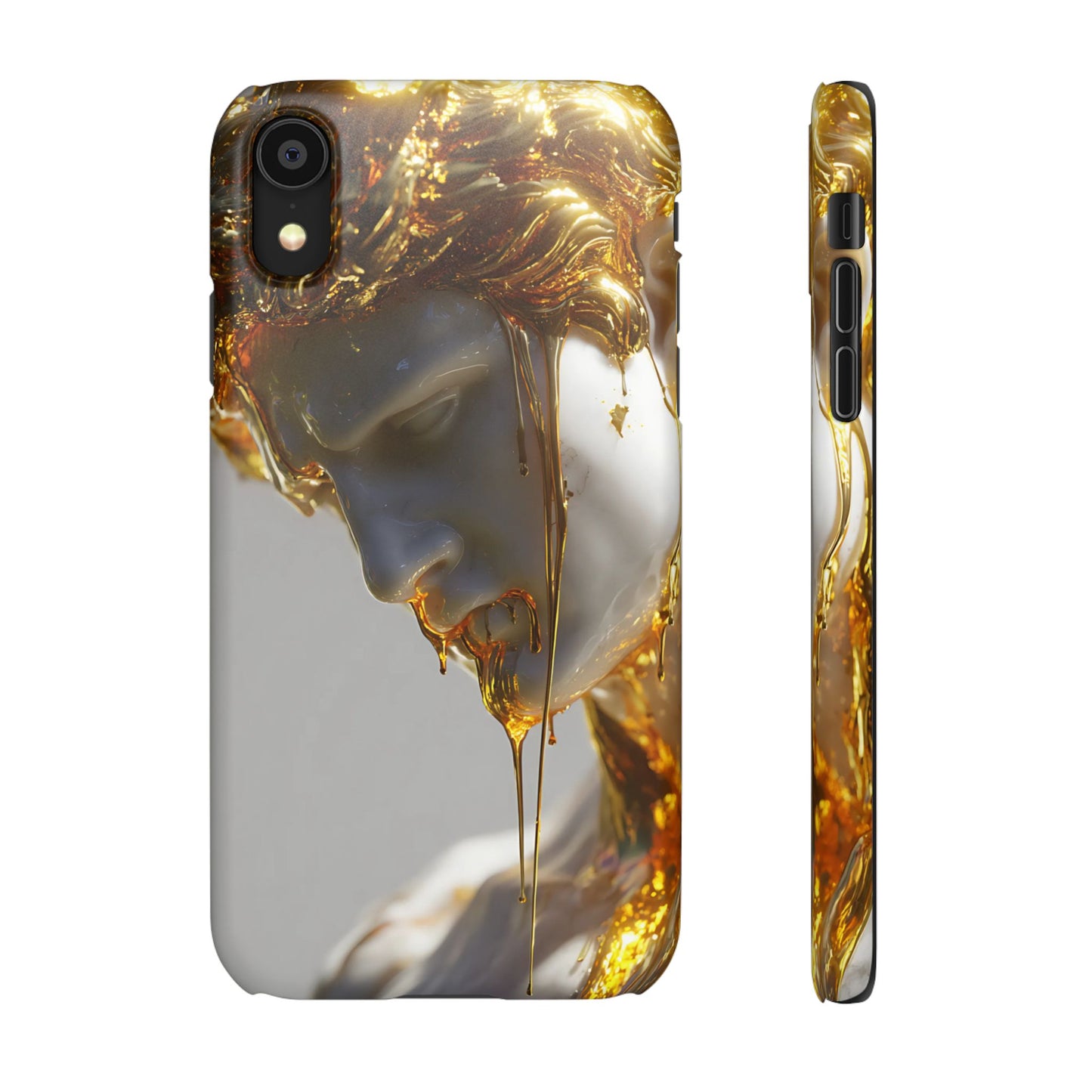 Gold Goddess Art Snap Case, Artistic Phone Cover, Unique Phone Accessory, Gift for Art Lovers, Stylish Protection