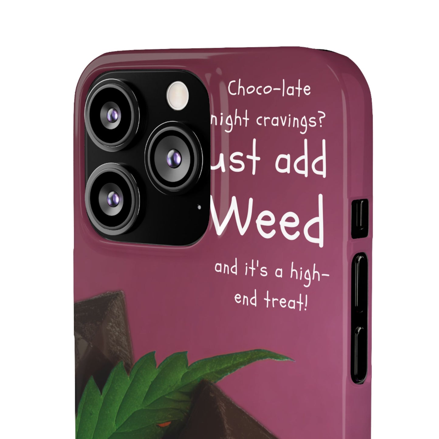 High-End Treat Snap Cases for Weed Enthusiasts Iphone and Samsung Phone Cover