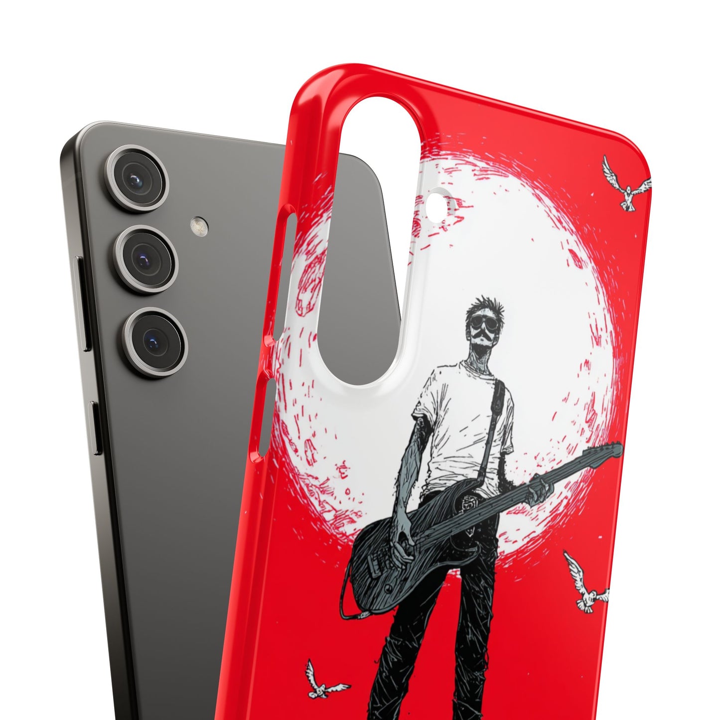 Rock & Roll Snap Cases - Music Lover's Phone Protection, Edgy Art, Gift for Guitarists, Cool Accessory for Teens