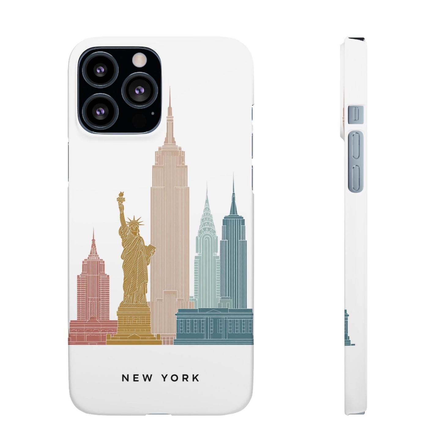 Stylish New York Snap Case, Urban Phone Cover, Cityscape Phone Case, Gift for Travelers, Trendy Protective Case