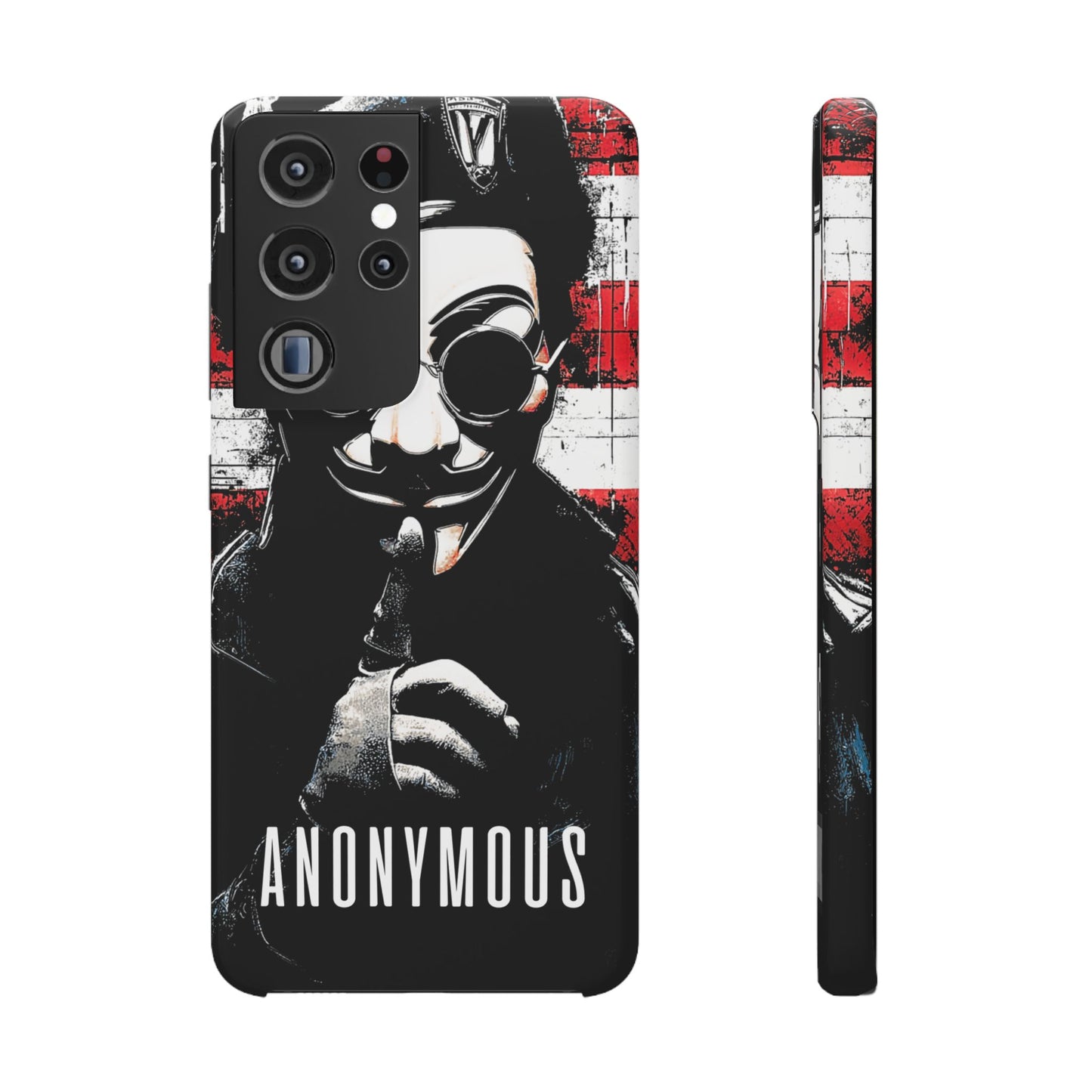 Anonimous & Guy Fawkes Art Snap Case and Protective Phone Cover For iPhone and Samsung