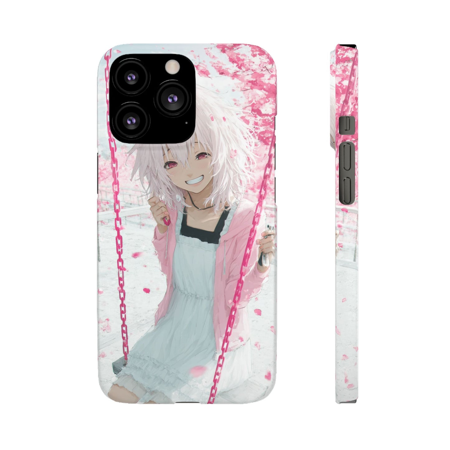 Anime Character Snap Cases for Phone, Cute Aesthetic Phone Cover, Gifts for Otaku, Floral Design, Unique Phone Cases