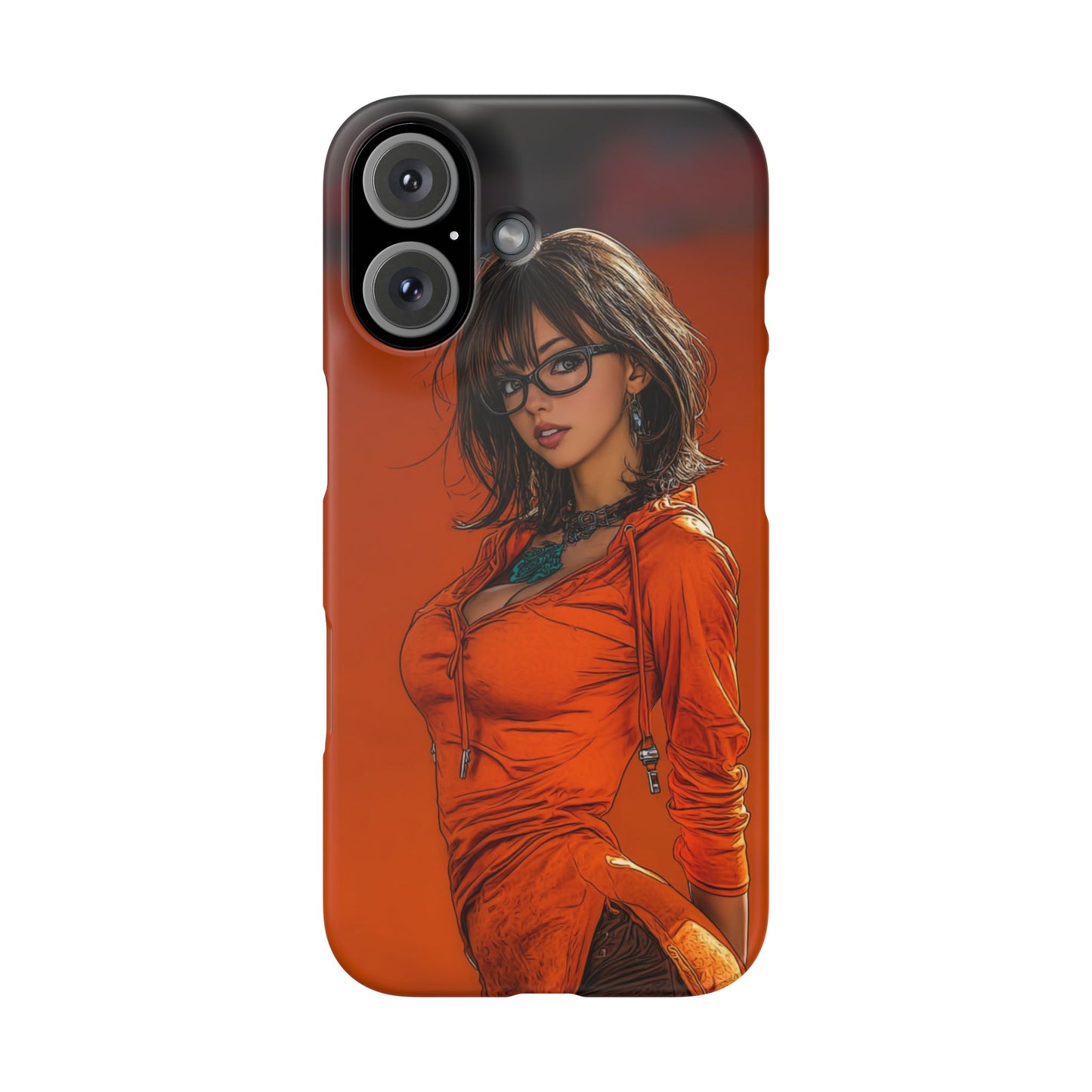 Velma Dinkley Cleveland Browns Fan Snap Cases, Phone Cover, Cartoon Style Art, Custom Case, Protective Shell