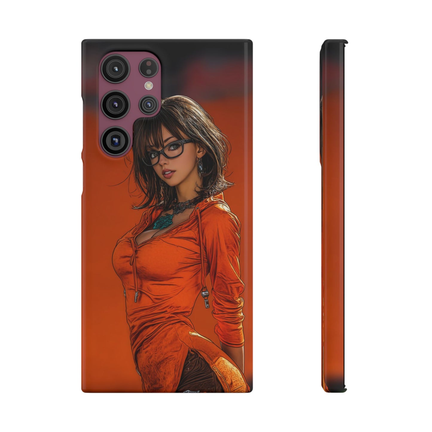 Velma Dinkley Cleveland Browns Fan Snap Cases, Phone Cover, Cartoon Style Art, Custom Case, Protective Shell