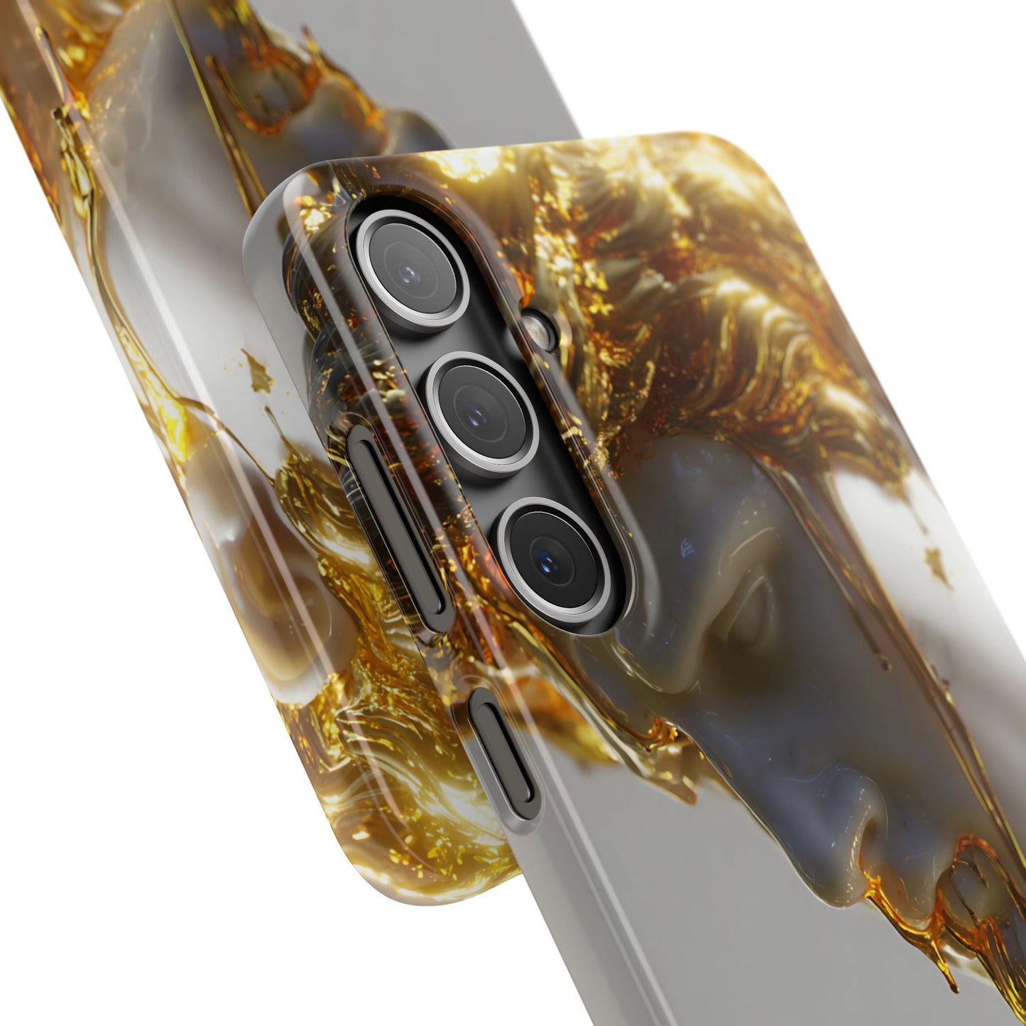 Gold Goddess Art Snap Case, Artistic Phone Cover, Unique Phone Accessory, Gift for Art Lovers, Stylish Protection