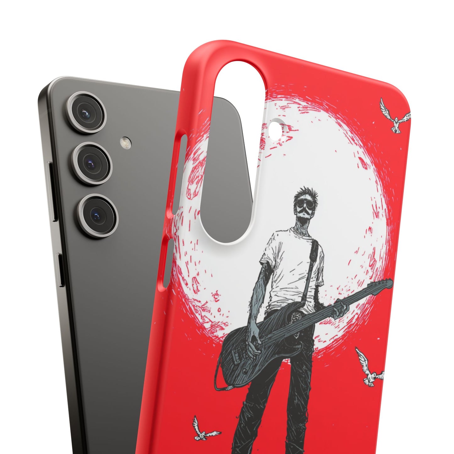Rock & Roll Snap Cases - Music Lover's Phone Protection, Edgy Art, Gift for Guitarists, Cool Accessory for Teens