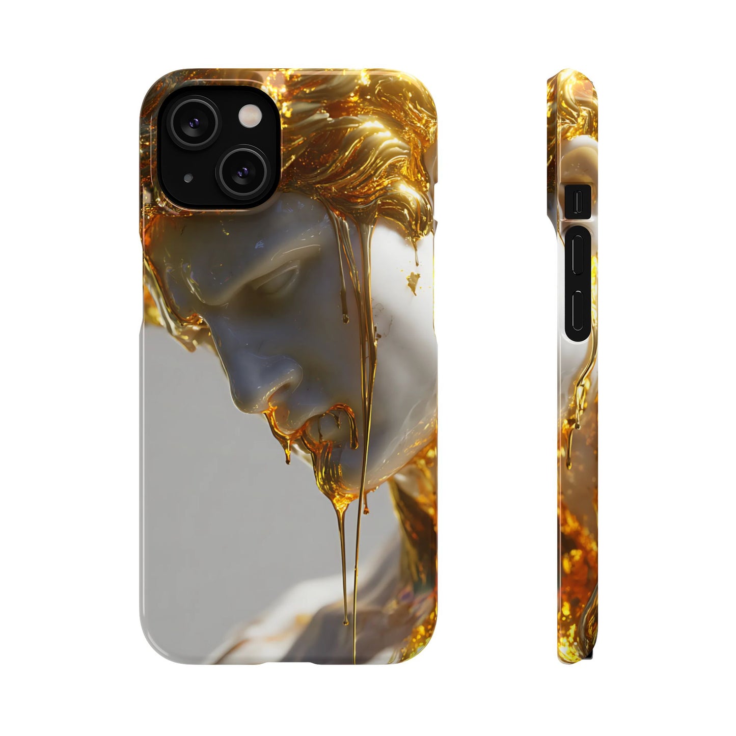 Gold Goddess Art Snap Case, Artistic Phone Cover, Unique Phone Accessory, Gift for Art Lovers, Stylish Protection