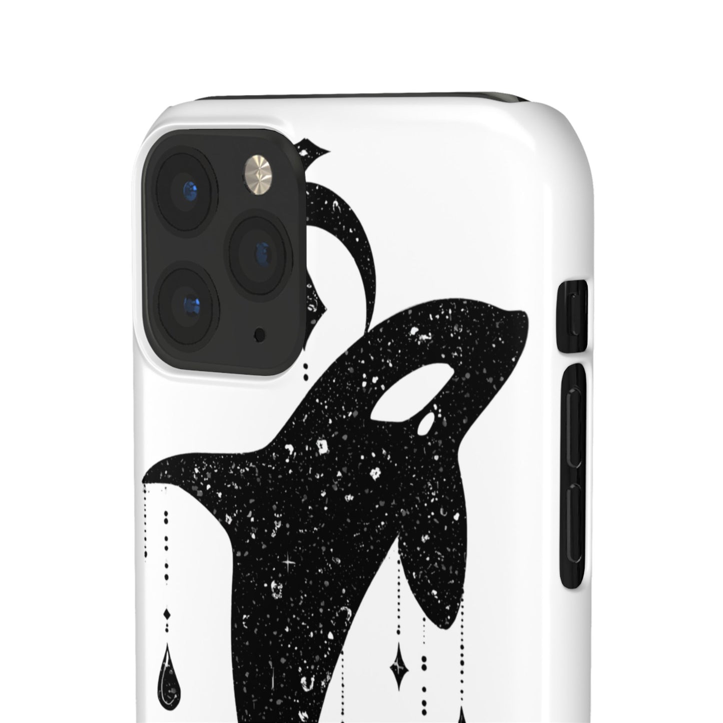 Celestial Orca Snap Case | Phone Cover, Whale Lover Gift, Cosmic Decor, Unique Art, Ocean Vibe