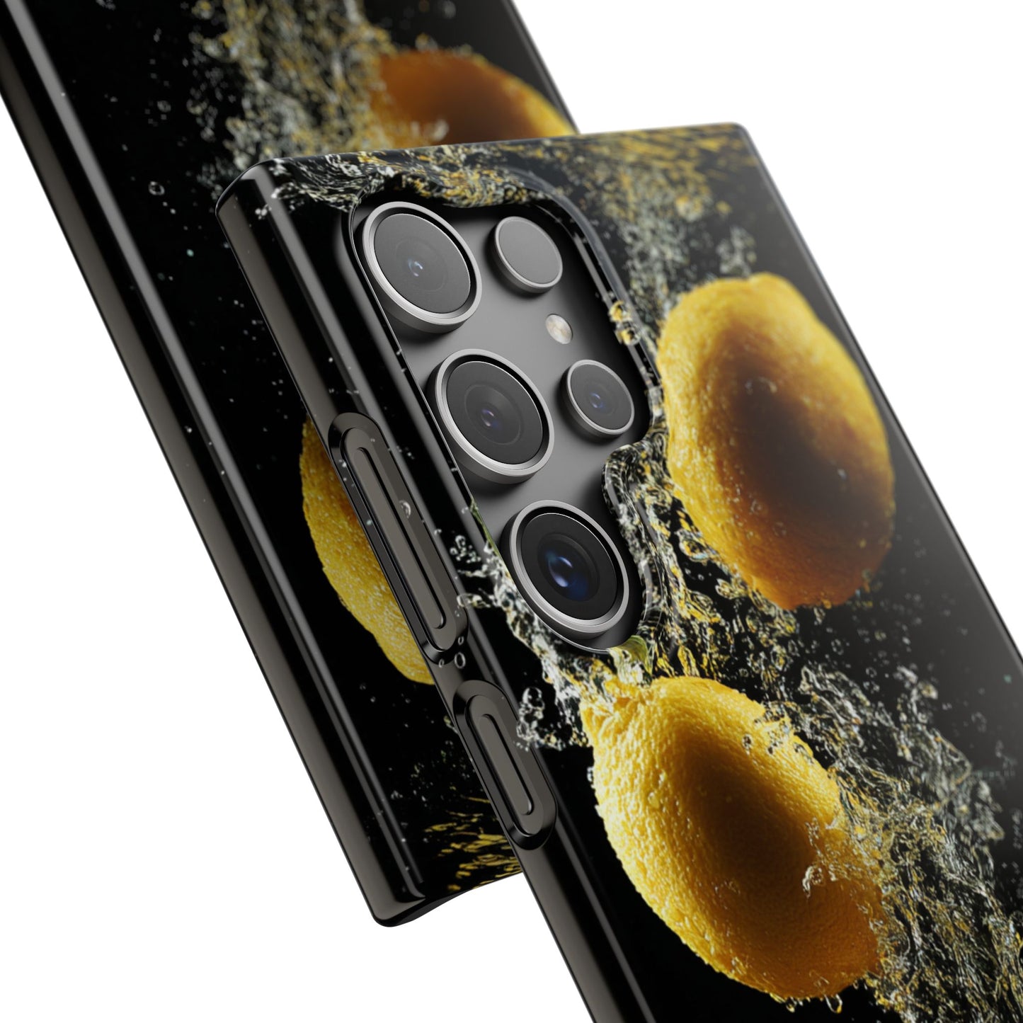 Lemon Splash Phone Case - Vibrant Snap Case, Fruit Lover Gift, Summer Vibes, Kitchen Decor, Unique Phone Accessories