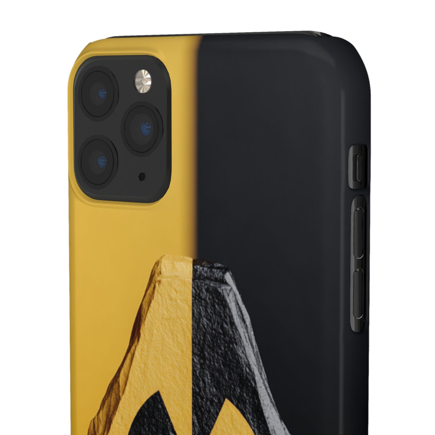 Bold Graphic Snap Case, Radiation Symbol Phone Cover, Trendy Phone Accessory, Unique Gift for Tech Lovers, Stylish Mobile Case