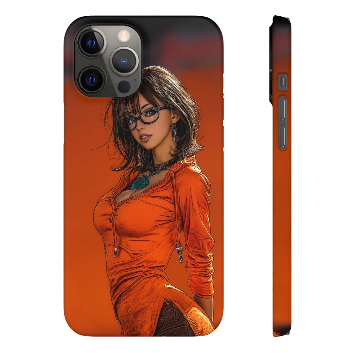Velma Dinkley Cleveland Browns Fan Snap Cases, Phone Cover, Cartoon Style Art, Custom Case, Protective Shell