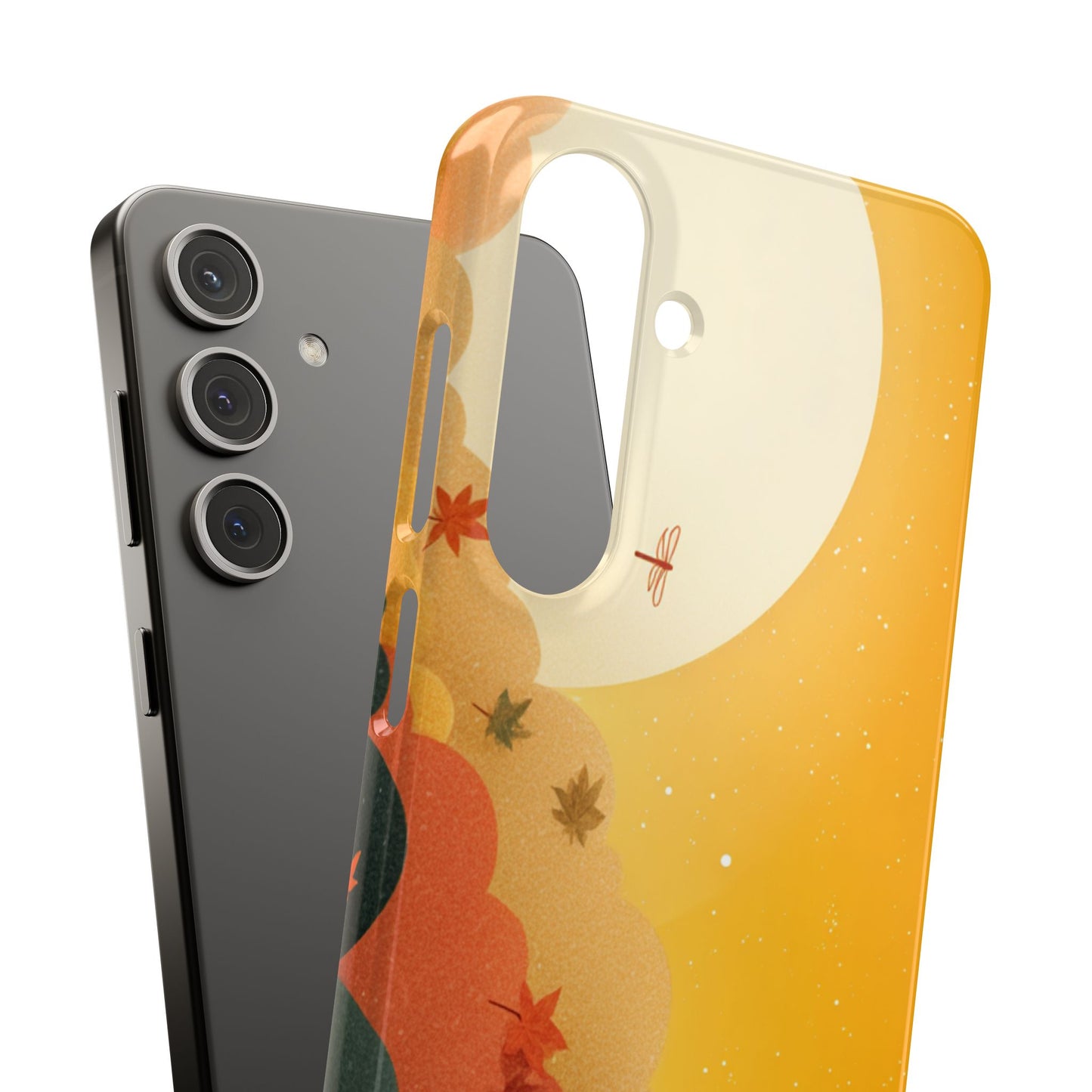 Autumn Sunset Snap Case, Fall Phone Cover, Nature-Themed Accessory, Gift for Her, Seasonal Aesthetic