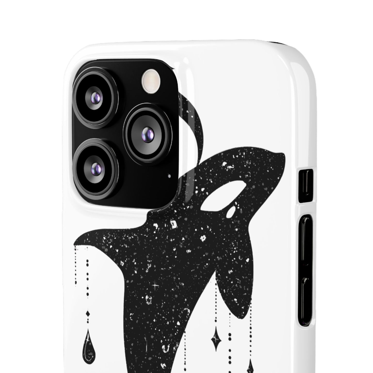 Celestial Orca Snap Case | Phone Cover, Whale Lover Gift, Cosmic Decor, Unique Art, Ocean Vibe