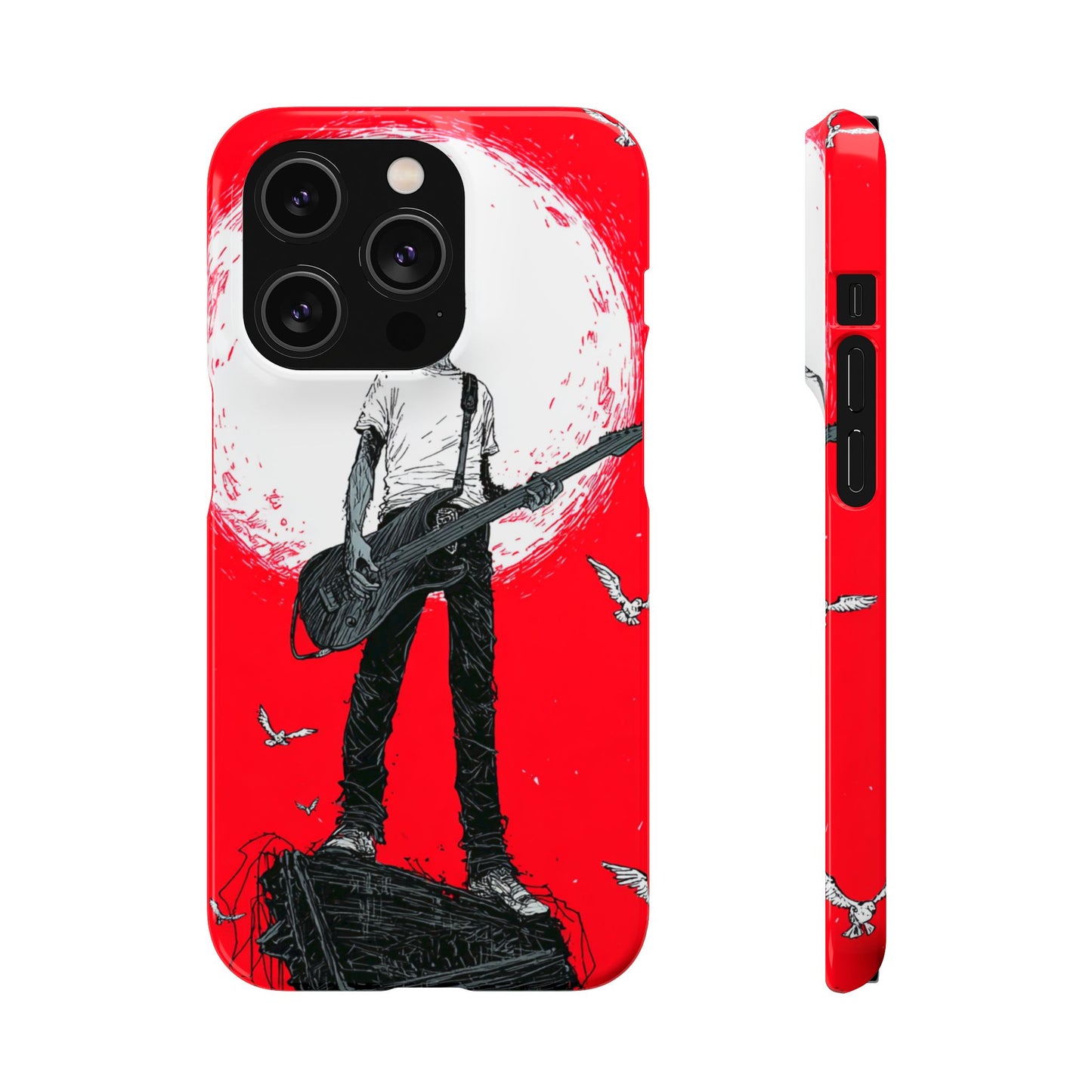 Rock & Roll Snap Cases - Music Lover's Phone Protection, Edgy Art, Gift for Guitarists, Cool Accessory for Teens