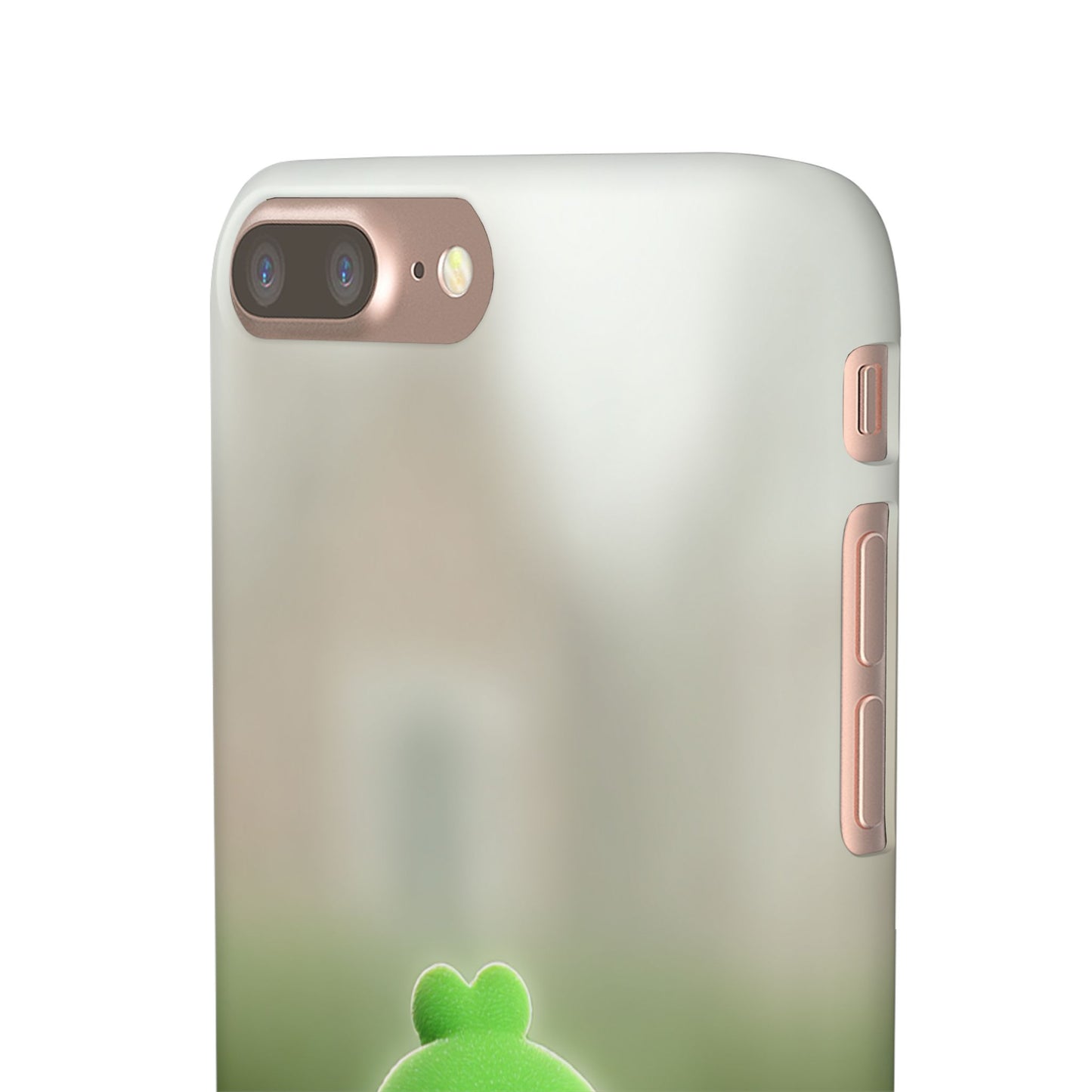 Cute Green Creature Phone Case, Snap Cases, Green Monster Phone Cover, Fun Phone Accessory, Playful Gift for Kids
