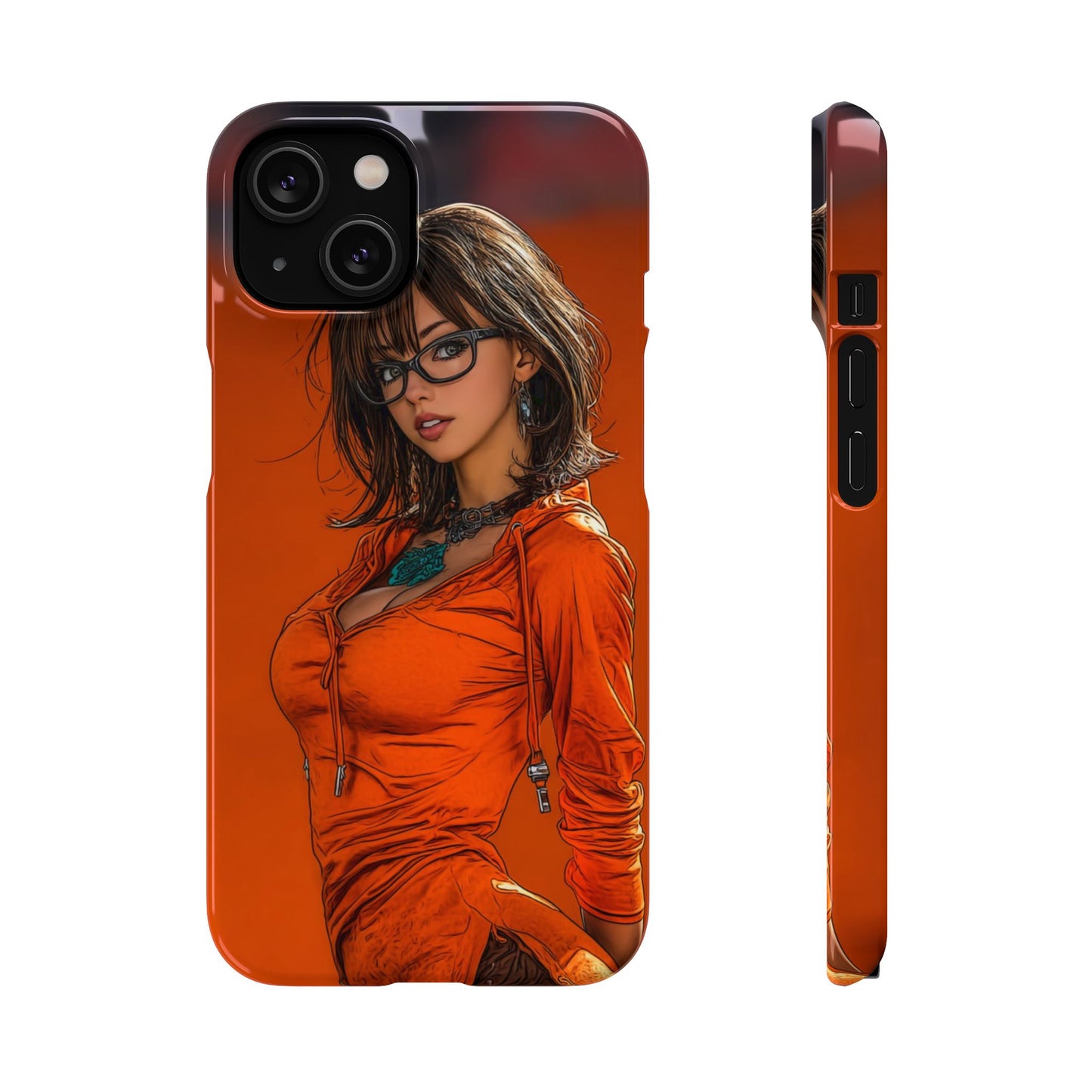 Velma Dinkley Cleveland Browns Fan Snap Cases, Phone Cover, Cartoon Style Art, Custom Case, Protective Shell