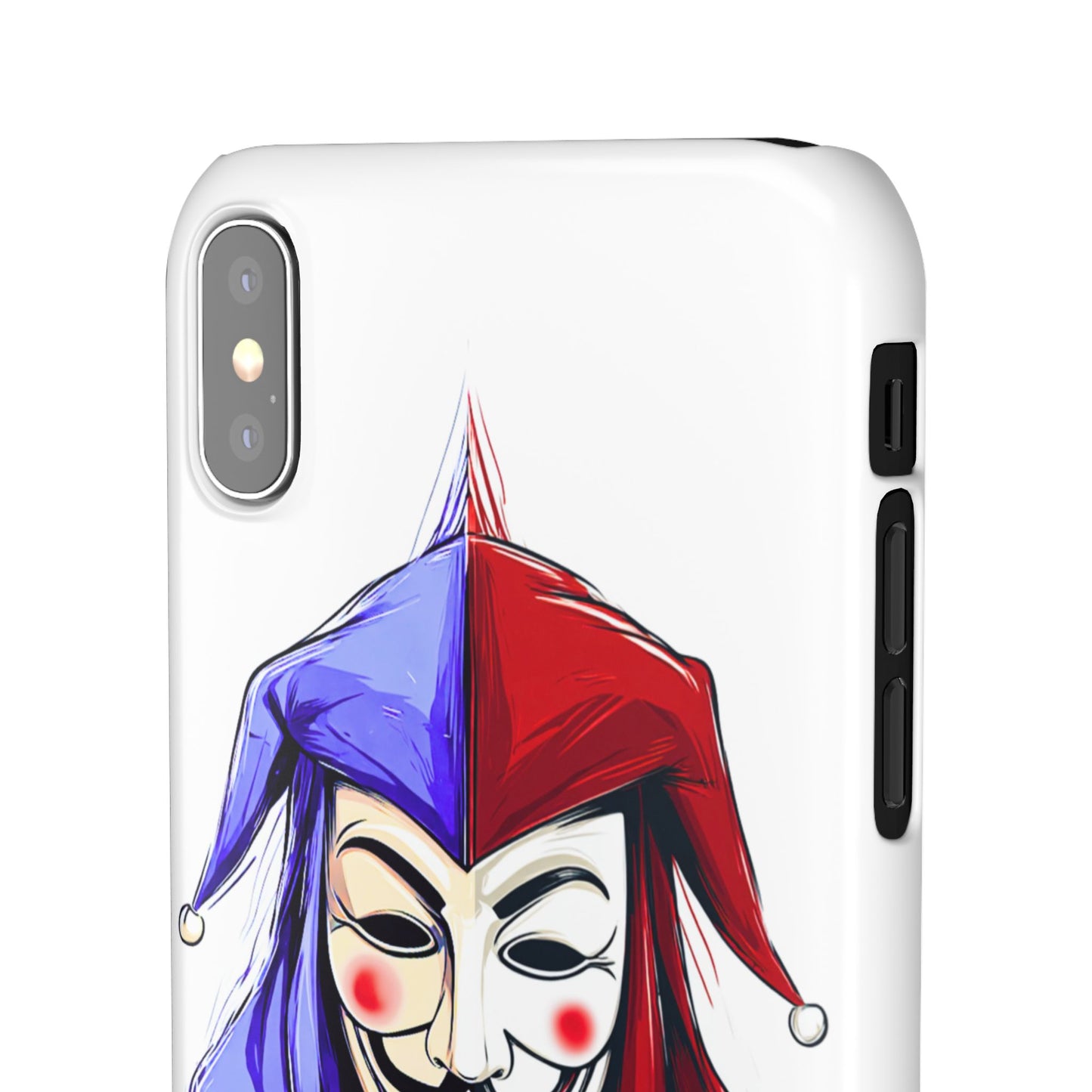 Joker & Anonimous Reunited Guy Fawkes Art Snap Case and Protective Phone Cover For iPhone and Samsung