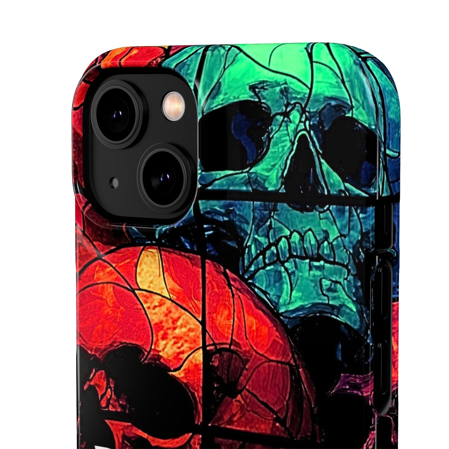 Halloween Custom Requiem Skull Snap Case Phone Cover for iPhone and Samsung