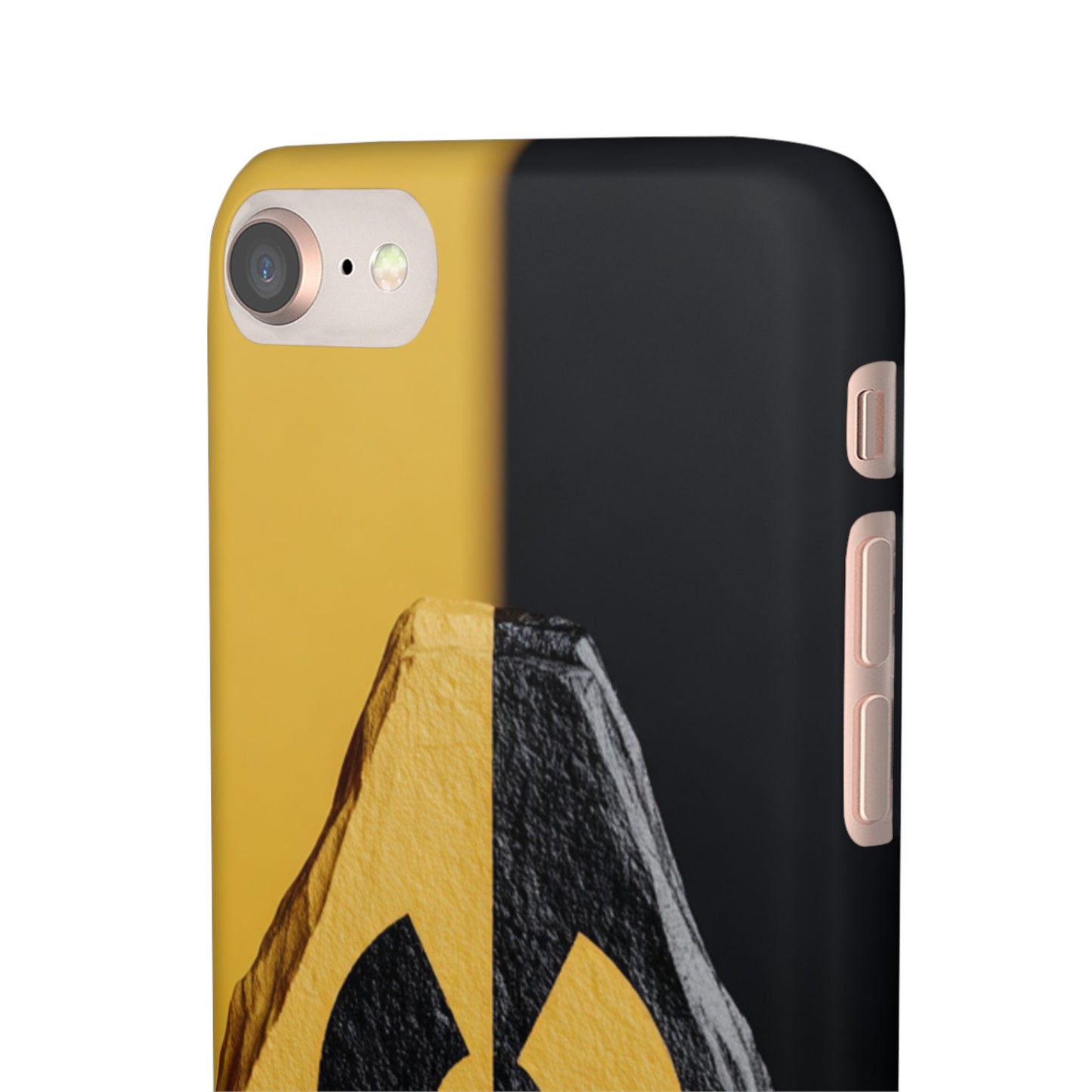 Bold Graphic Snap Case, Radiation Symbol Phone Cover, Trendy Phone Accessory, Unique Gift for Tech Lovers, Stylish Mobile Case
