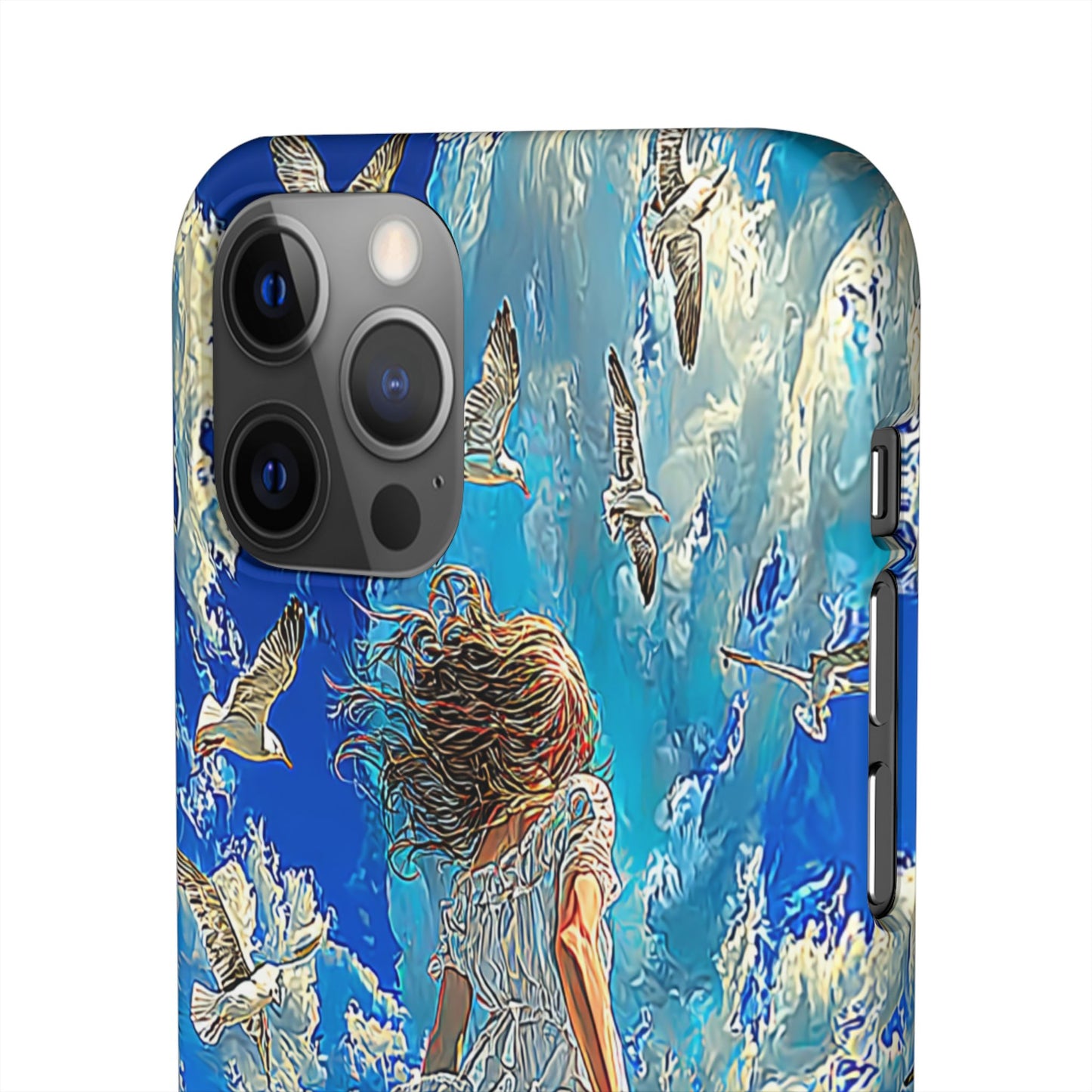 Dreamy Seaside Snap Case, Ocean Waves Phone Cover, Summer Vibe Gift, Cute Aesthetic Accessory, Beach Lover Case