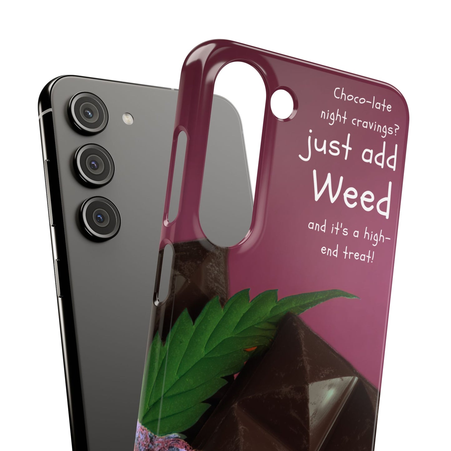High-End Treat Snap Cases for Weed Enthusiasts Iphone and Samsung Phone Cover