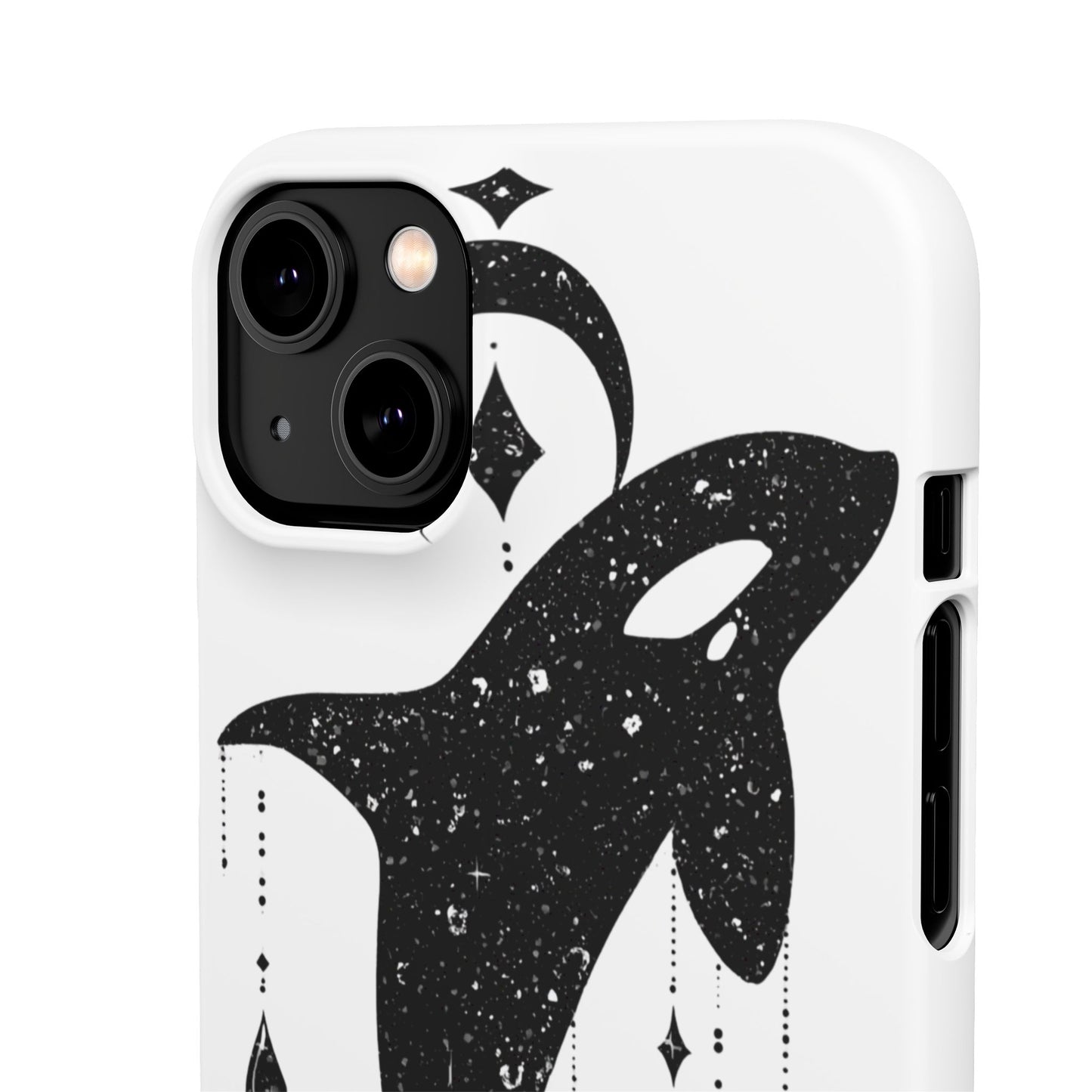 Celestial Orca Snap Case | Phone Cover, Whale Lover Gift, Cosmic Decor, Unique Art, Ocean Vibe