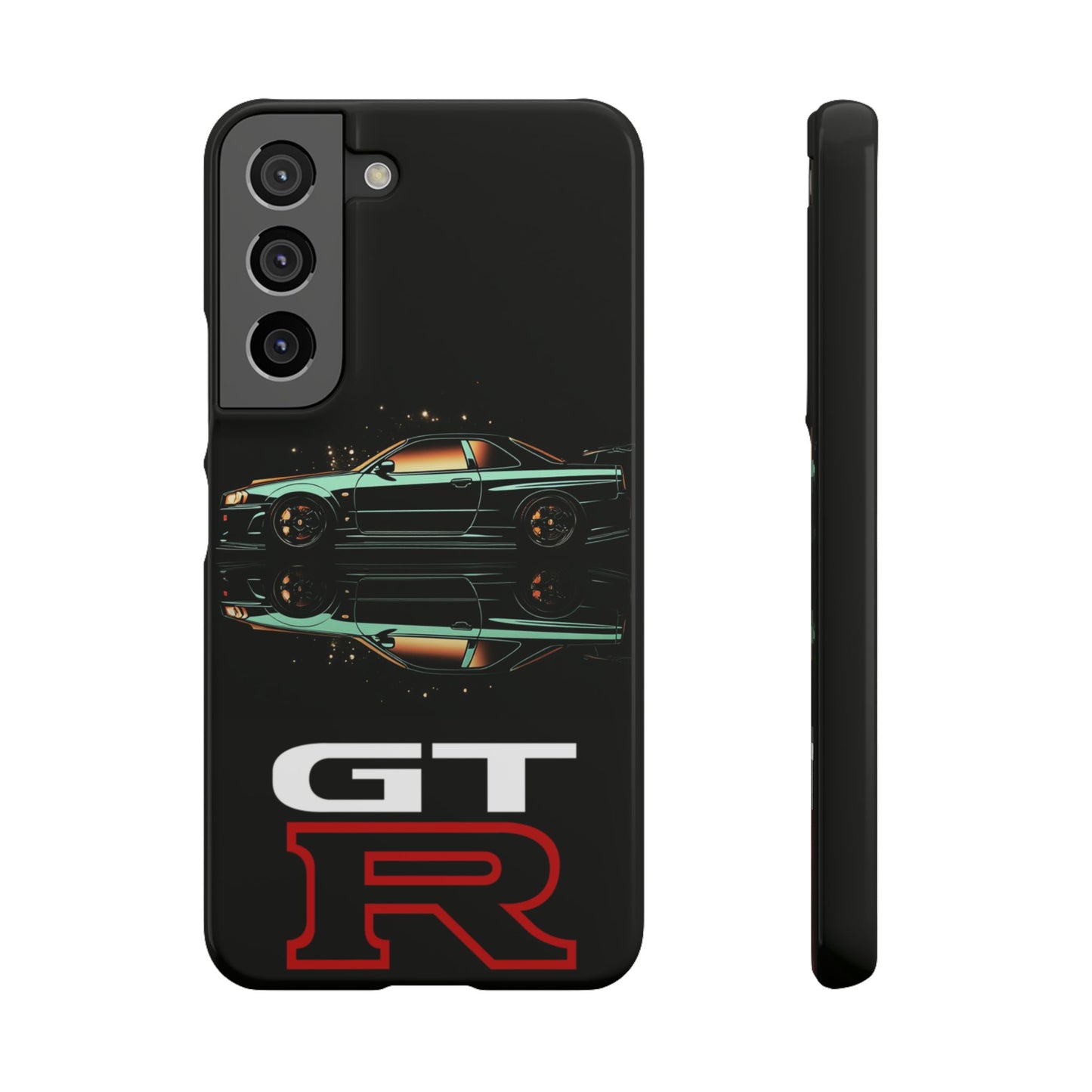 Green Skyleine R34 GTR Art Snap Case and Protective Phone Cover For iPhone and Samsung