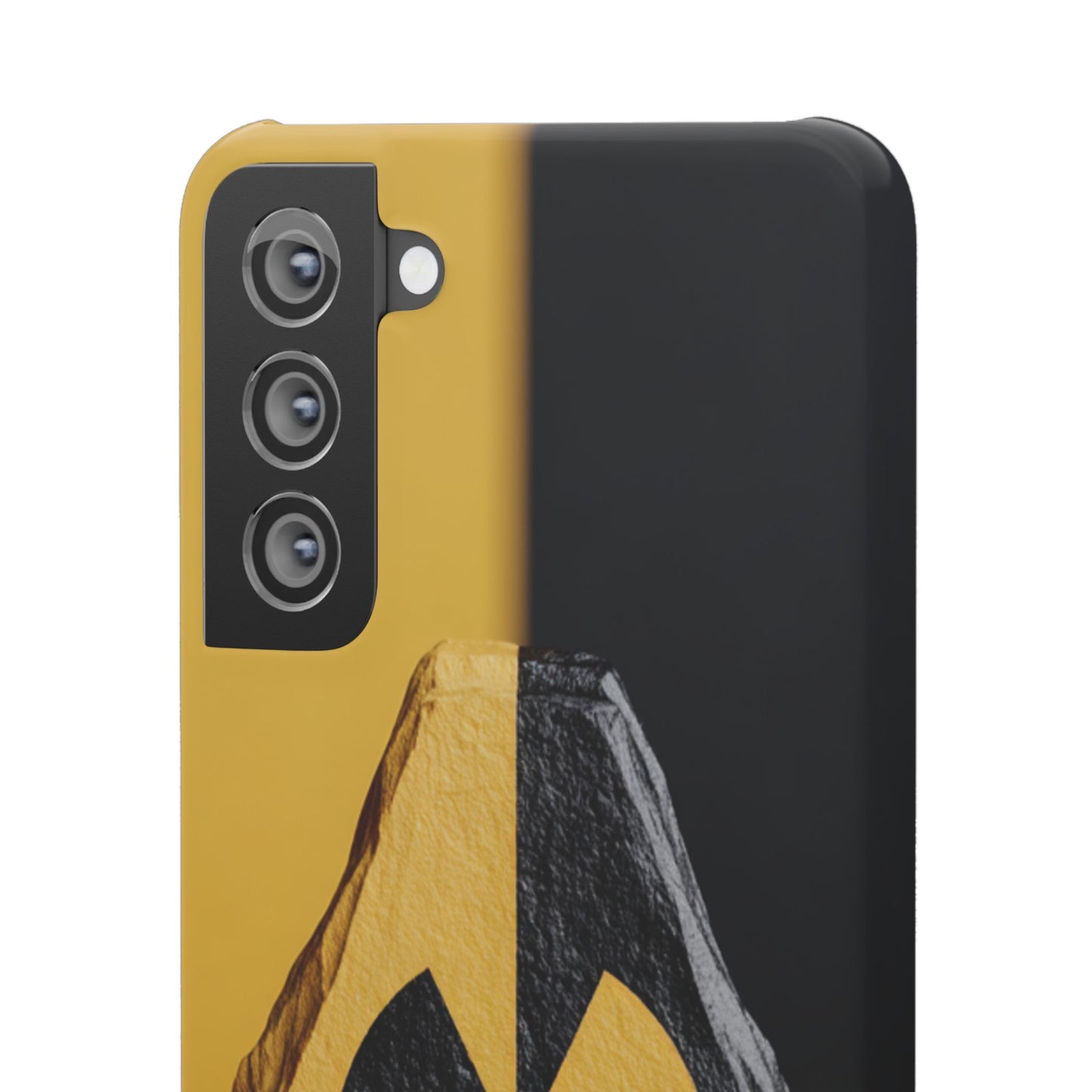 Bold Graphic Snap Case, Radiation Symbol Phone Cover, Trendy Phone Accessory, Unique Gift for Tech Lovers, Stylish Mobile Case