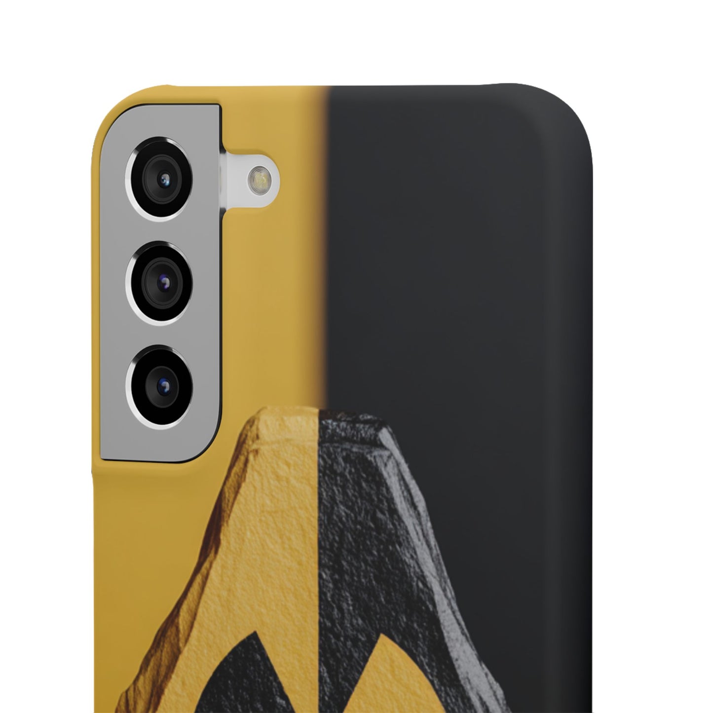Bold Graphic Snap Case, Radiation Symbol Phone Cover, Trendy Phone Accessory, Unique Gift for Tech Lovers, Stylish Mobile Case
