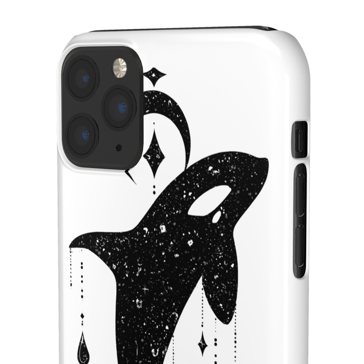 Celestial Orca Snap Case | Phone Cover, Whale Lover Gift, Cosmic Decor, Unique Art, Ocean Vibe