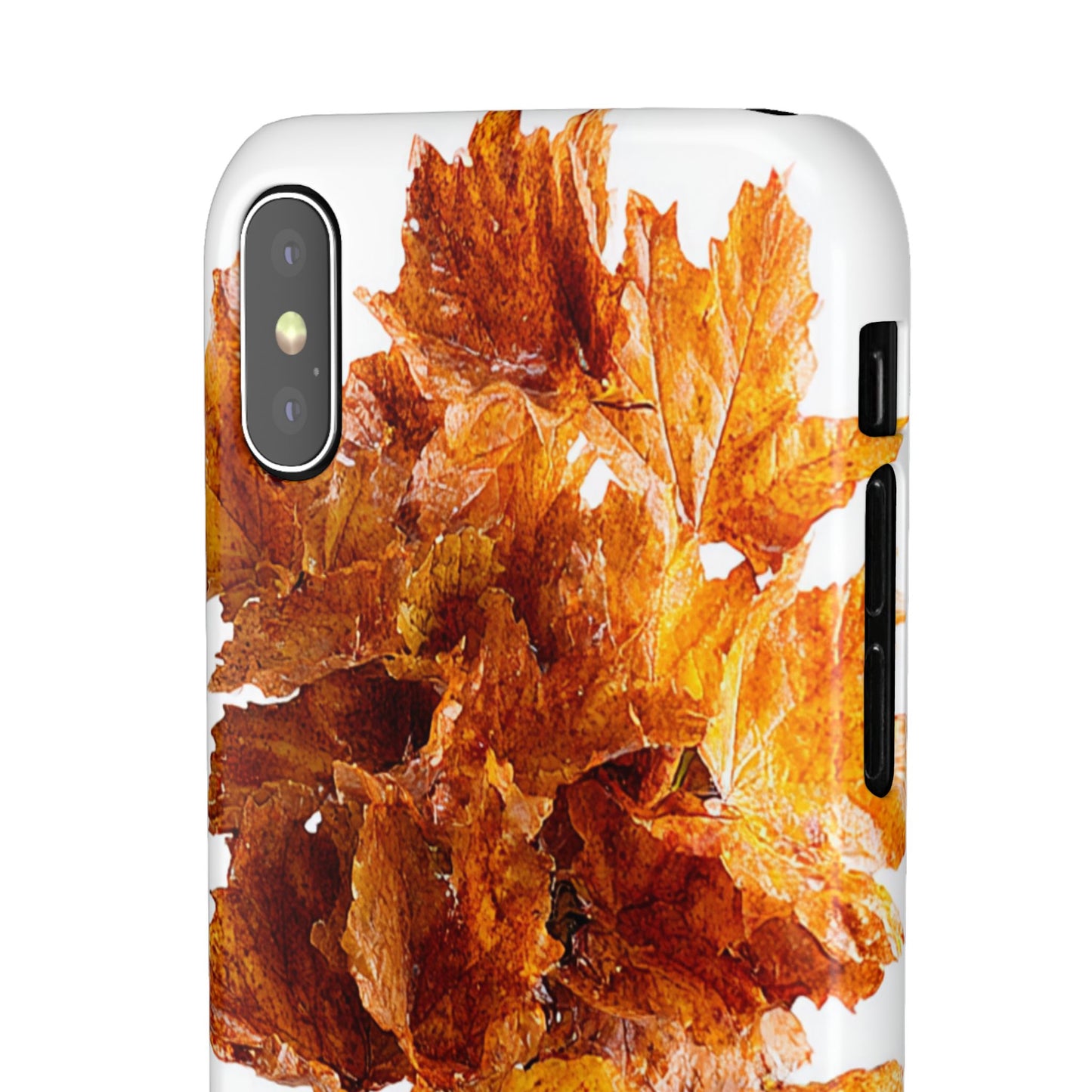 Autumn Leaf Phone Case | Fall Snap Cases, Phone Accessories, Nature Lover Gift, Seasonal Decor, Cozy Fall Vibes
