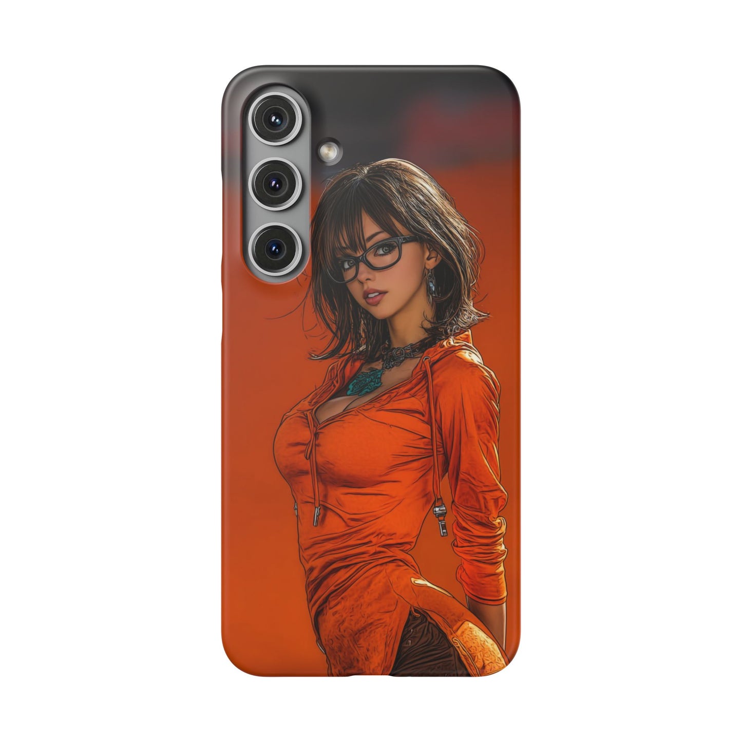 Velma Dinkley Cleveland Browns Fan Snap Cases, Phone Cover, Cartoon Style Art, Custom Case, Protective Shell