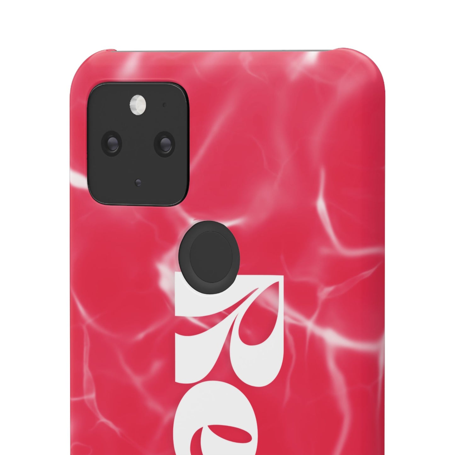 Vibrant Red Snap Case for iPhone, Trendy Phone Cover, Gift for Her, Summer Accessory, Stylish Tech Protection