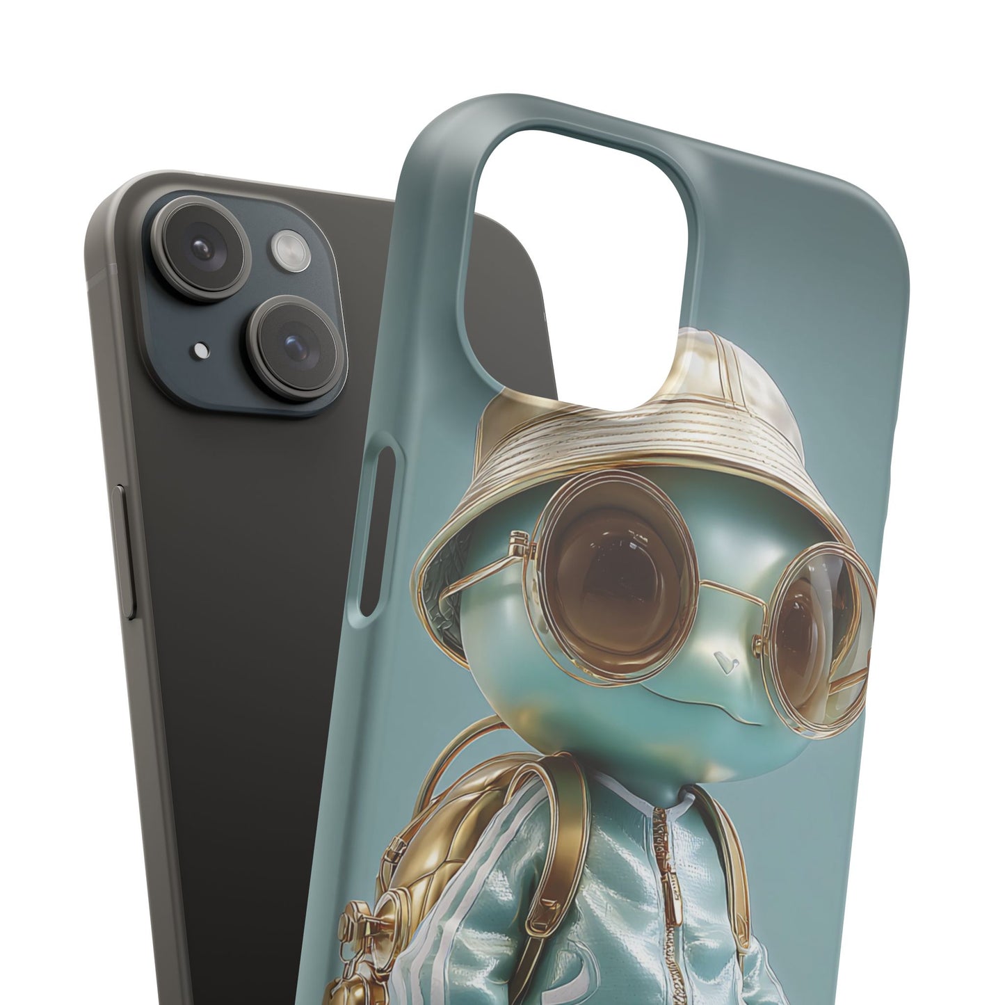 Trendy Character Snap Case for Phone, Cute Phone Cover, Gift for Kids, Cartoon Style Gadget Accessory, Fun Phone Protection