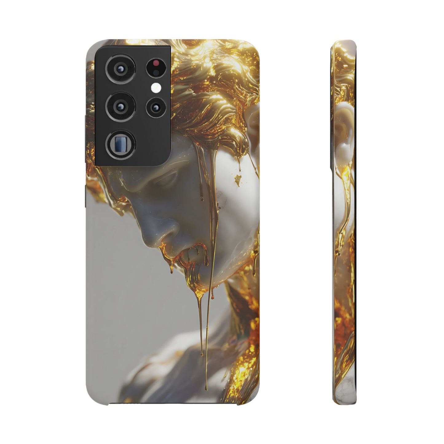 Gold Goddess Art Snap Case, Artistic Phone Cover, Unique Phone Accessory, Gift for Art Lovers, Stylish Protection