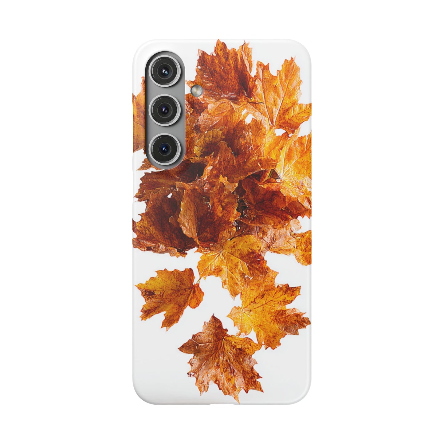 Autumn Leaf Phone Case | Fall Snap Cases, Phone Accessories, Nature Lover Gift, Seasonal Decor, Cozy Fall Vibes