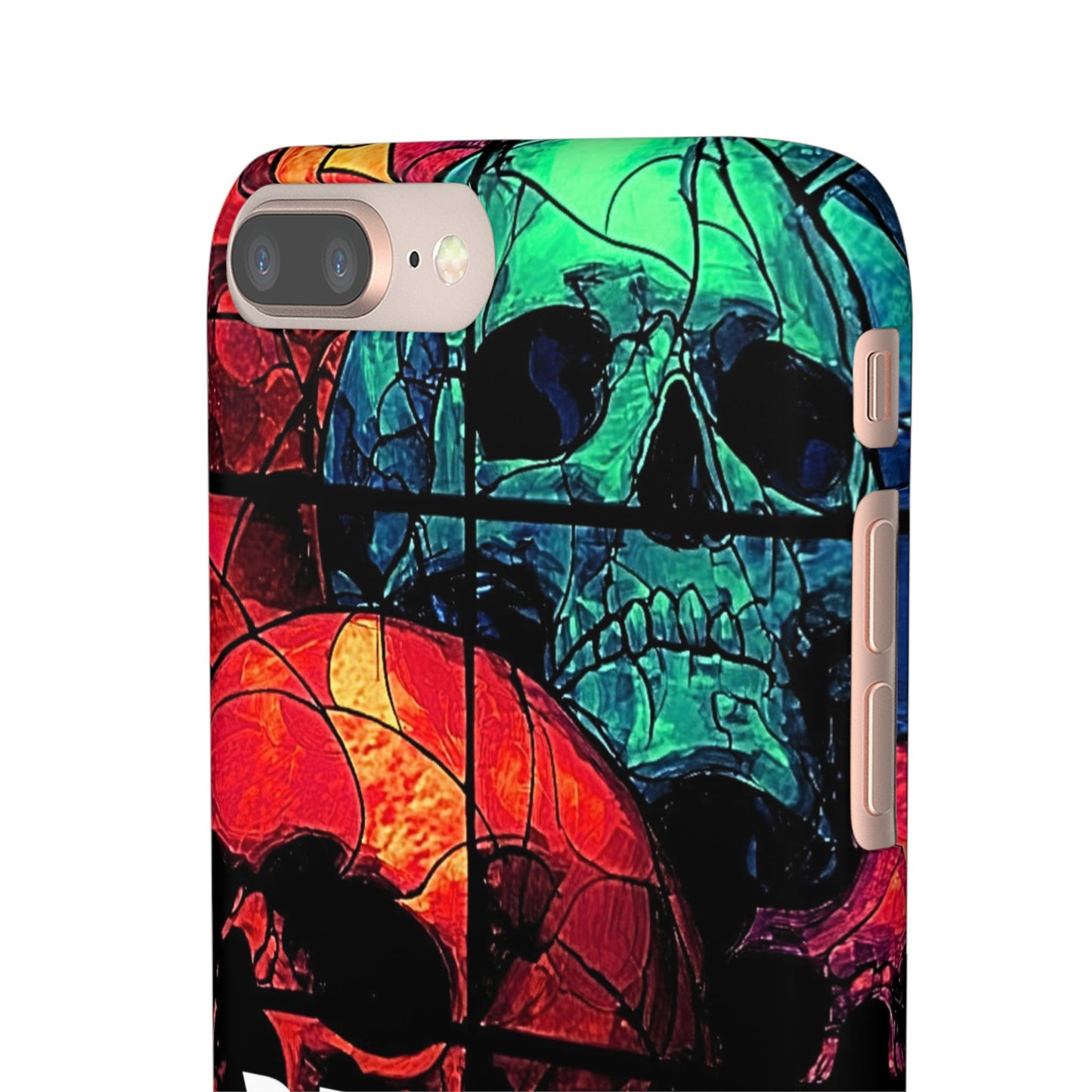 Halloween Custom Requiem Skull Snap Case Phone Cover for iPhone and Samsung
