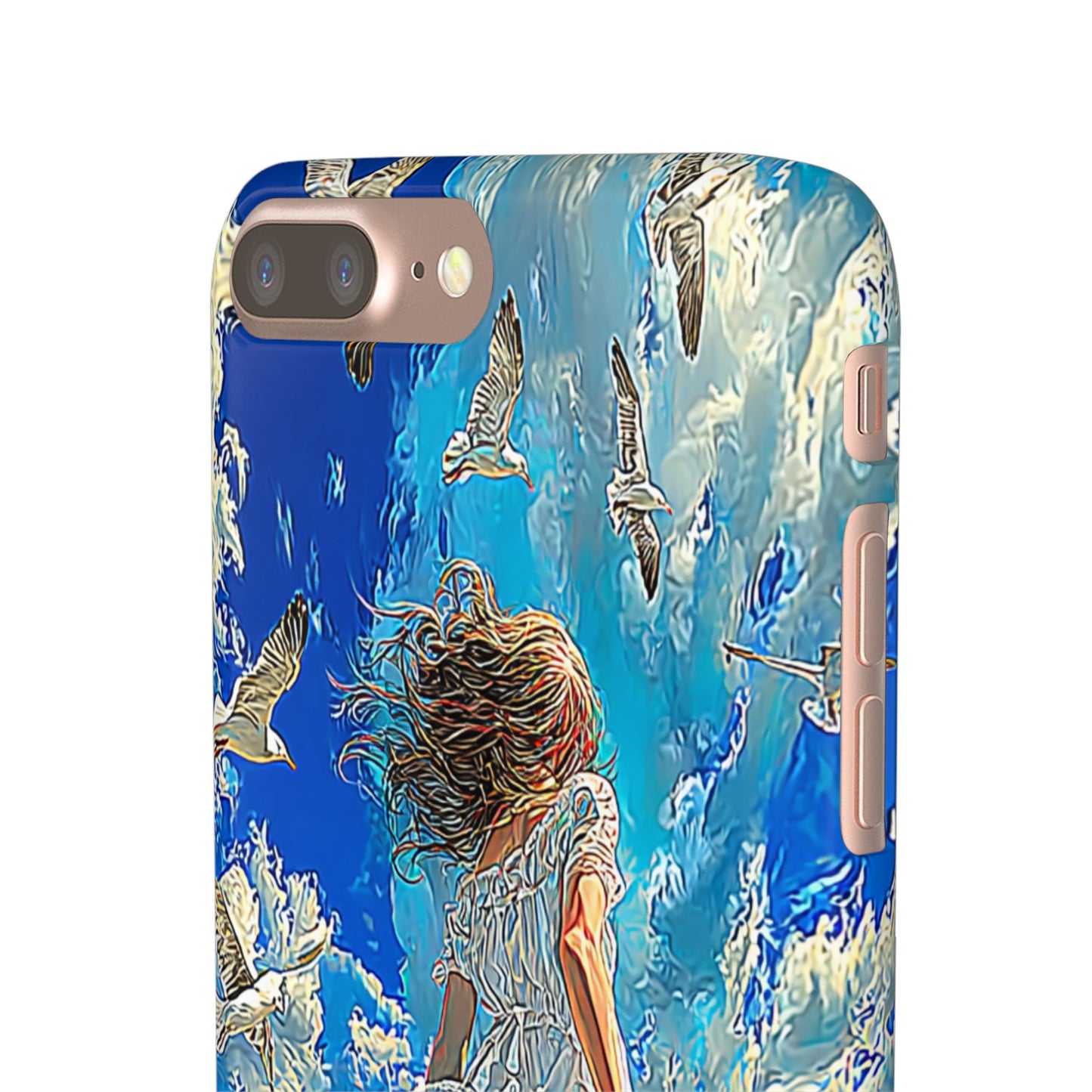 Dreamy Seaside Snap Case, Ocean Waves Phone Cover, Summer Vibe Gift, Cute Aesthetic Accessory, Beach Lover Case