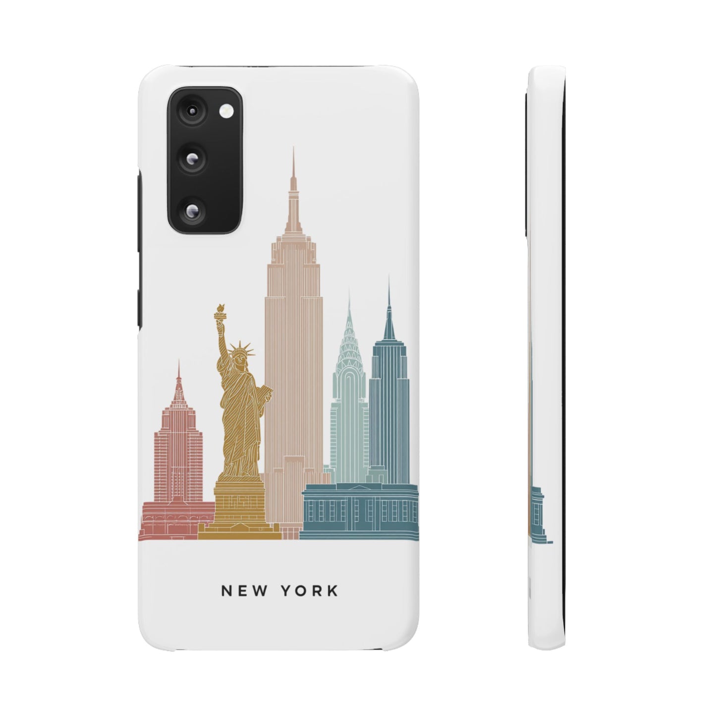 Stylish New York Snap Case, Urban Phone Cover, Cityscape Phone Case, Gift for Travelers, Trendy Protective Case